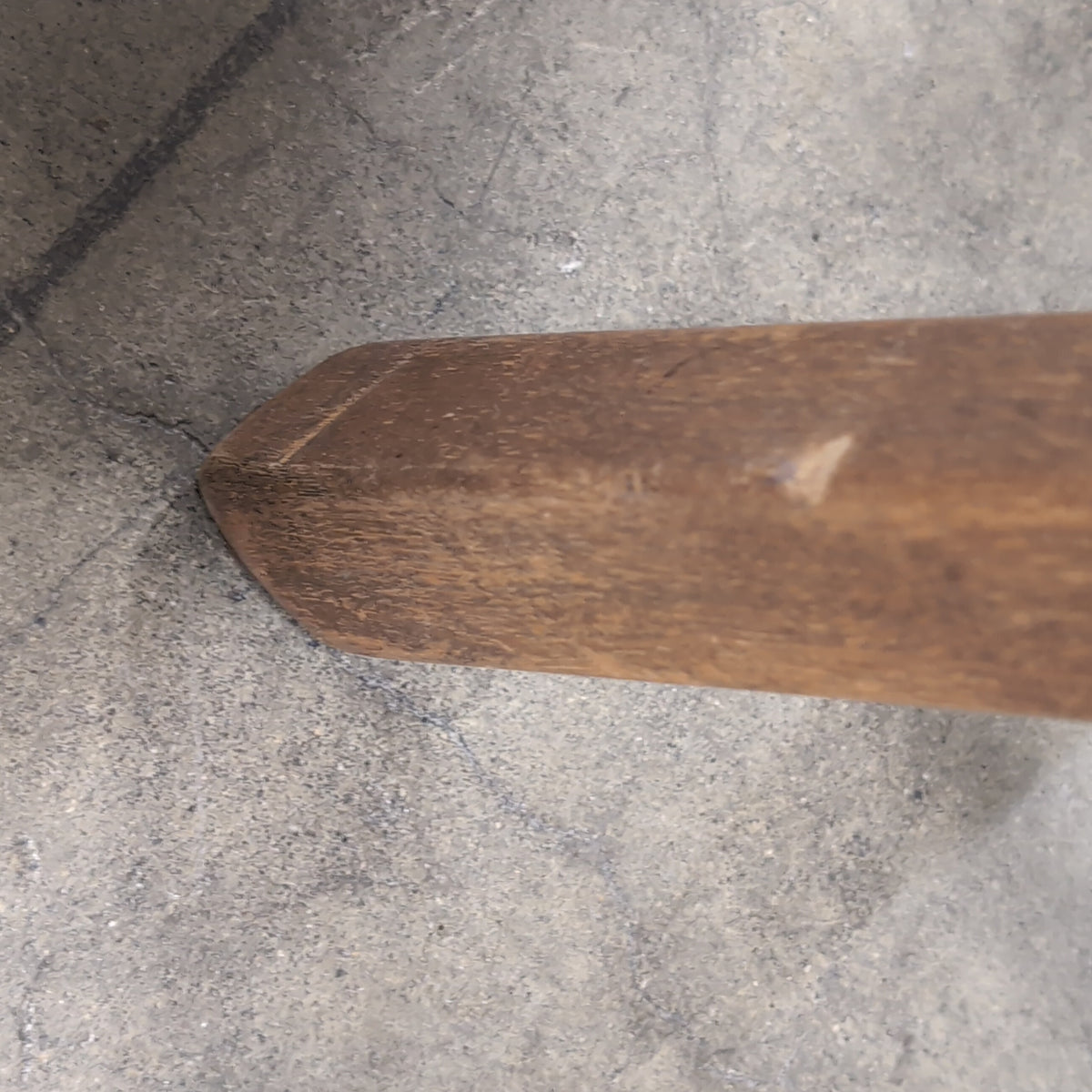 Cushman Colonial Brown Stained Wood Spindle Back Chair