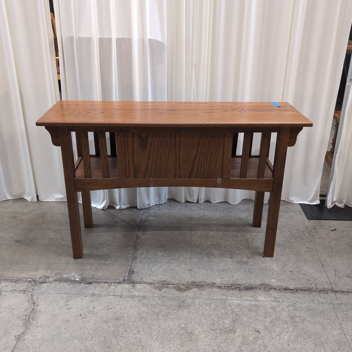 Craftsman Hardwood Two-Drawer Console Table