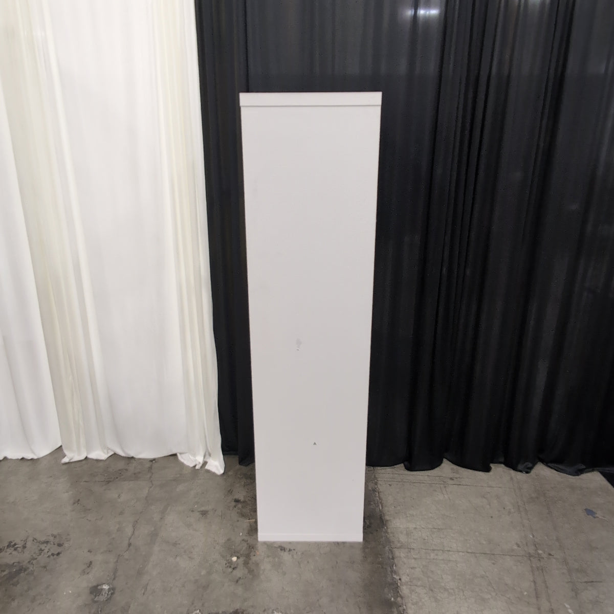 White Five-Shelf Storage Bookcase