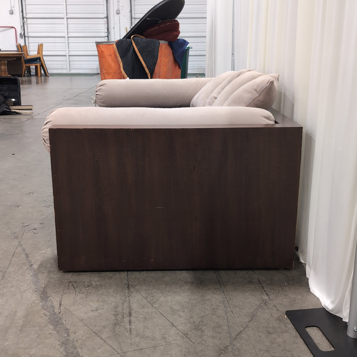 Dark Wood Daybed with Storage Drawers