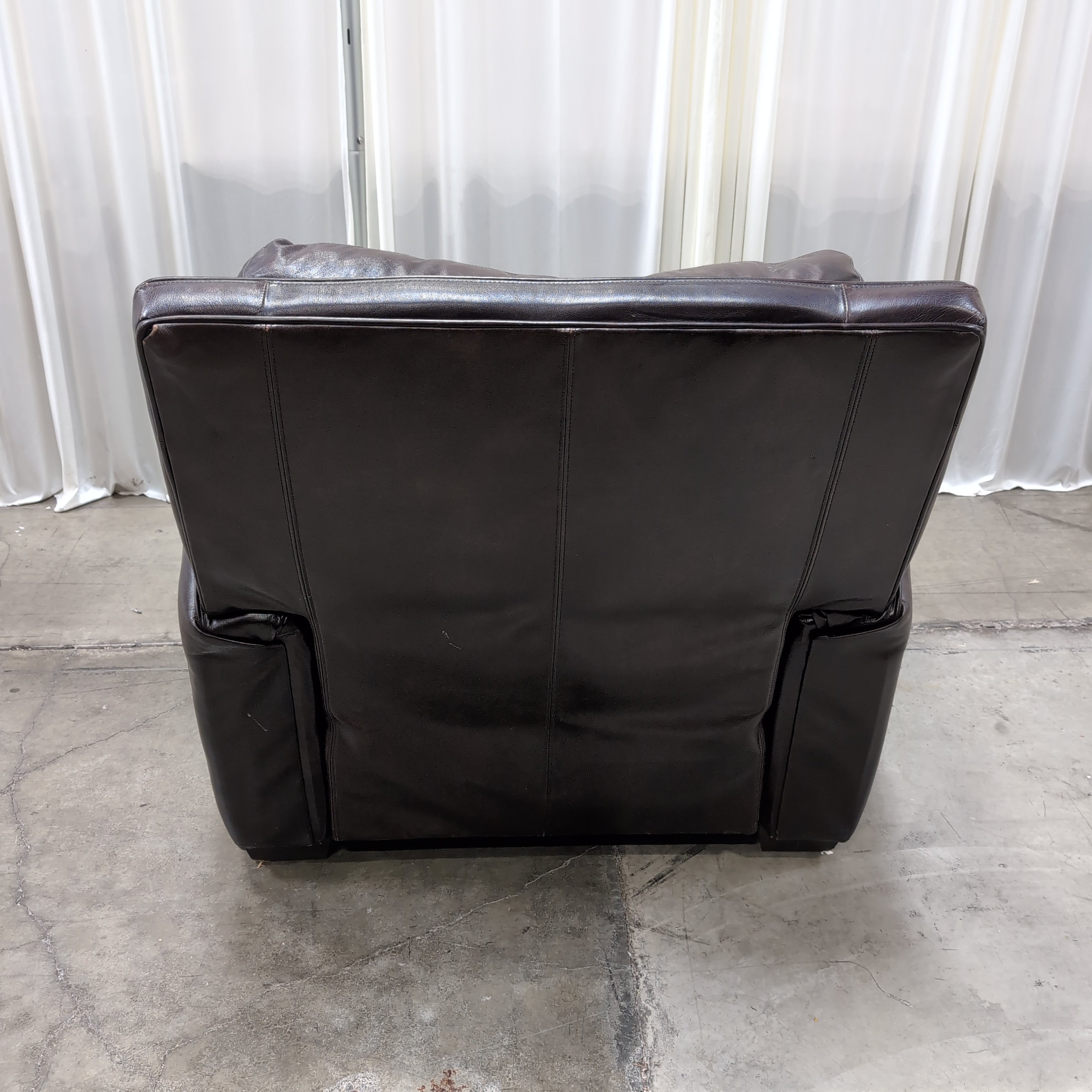 Dark Brown Leather Recliner