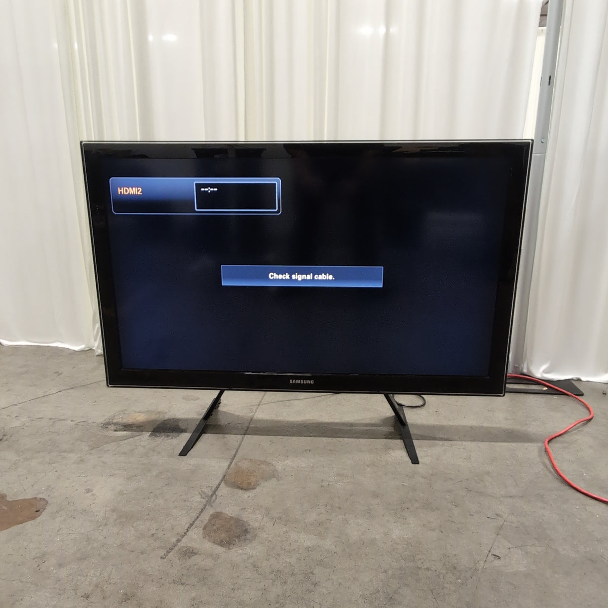 Samsung Black Flat-Panel Television