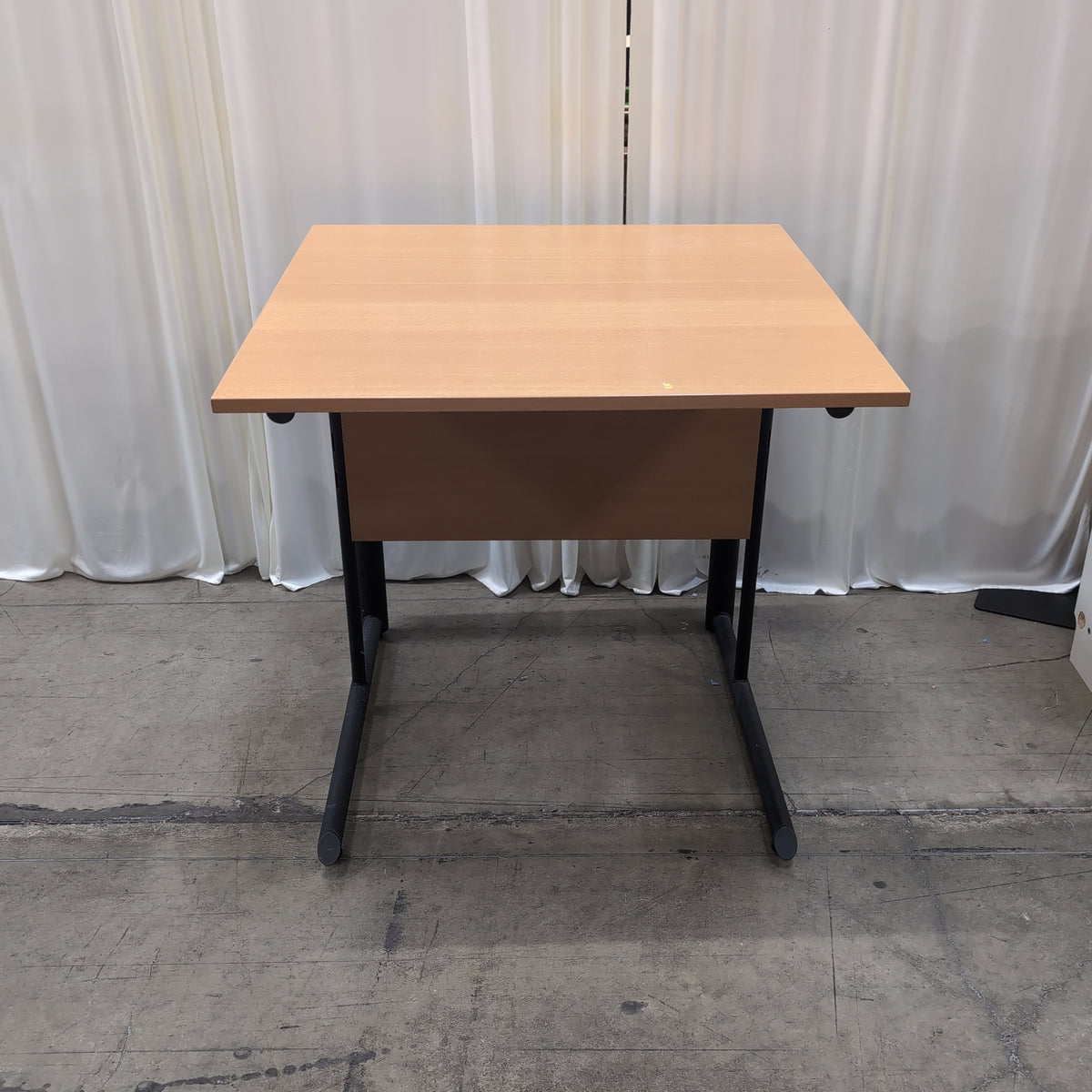 Simple Light Wood-Look Desk in Laminate