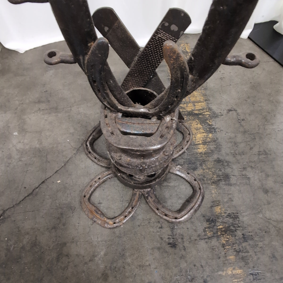 Dark Metal Freestanding Coat Rack