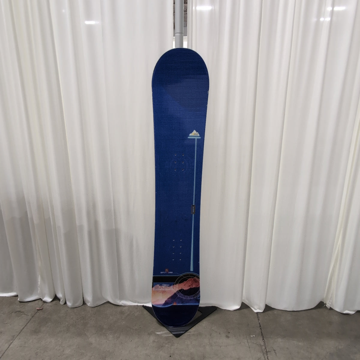 K2 Blue Snowboard with SPITFIRE Graphic