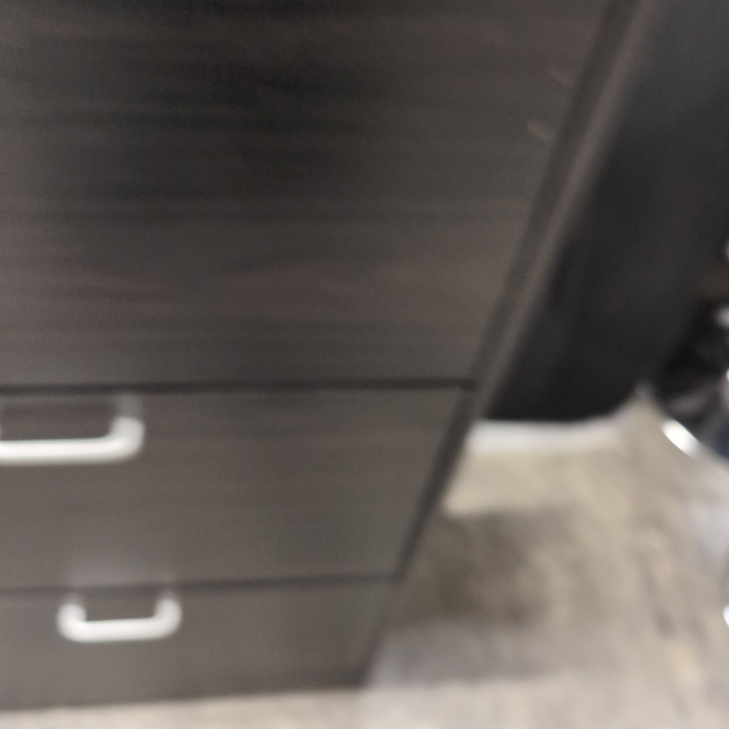 Dark Three Drawer Shoe Rack