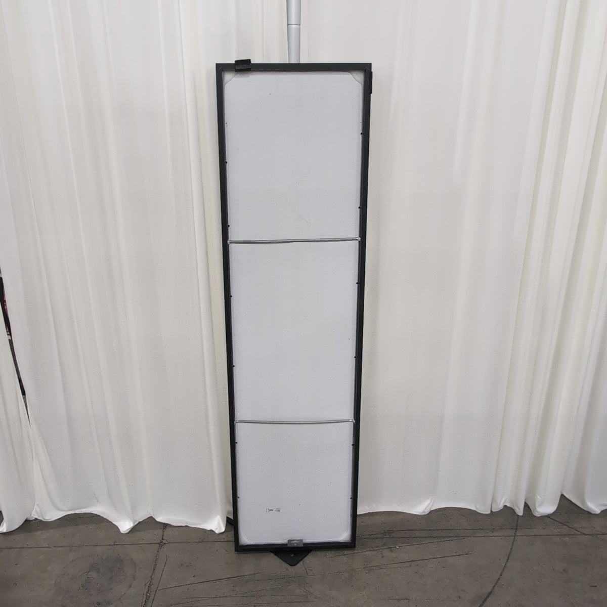 Minimalist Black Full-Length Mirror with Stand