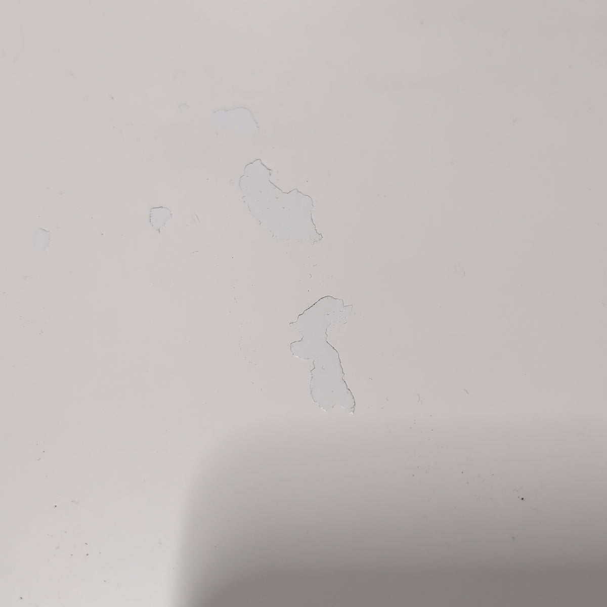 White Minimalist Desk with Pull-Out Shelf
