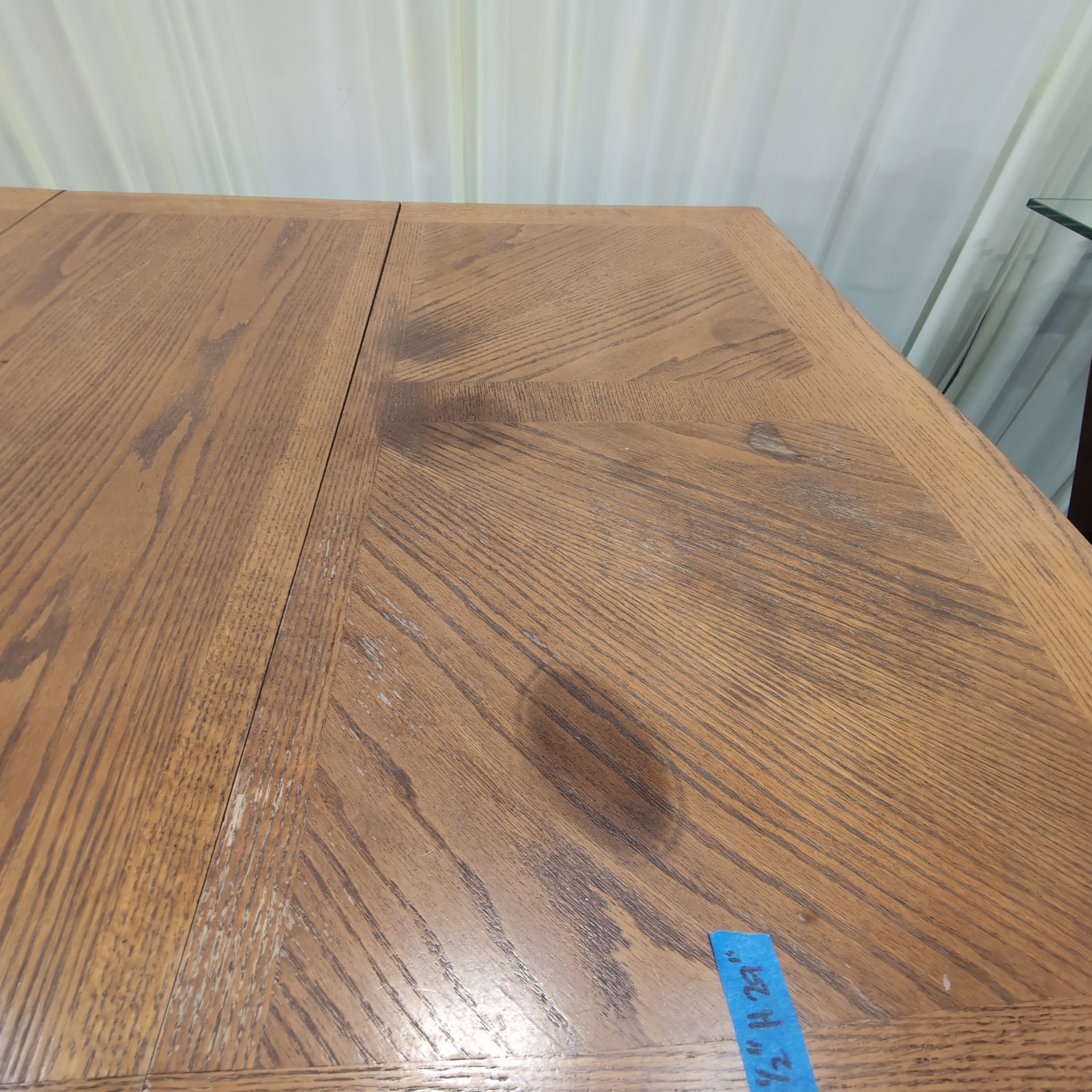 Light Brown Wood Extendable Dining Table with Leaves