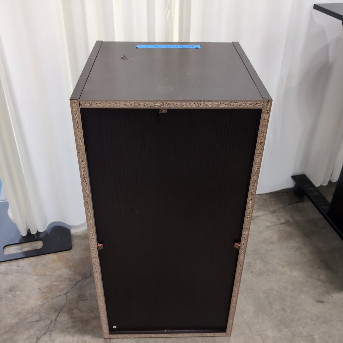 Dark Brown Two-Shelf Bookcase in Wood Composite