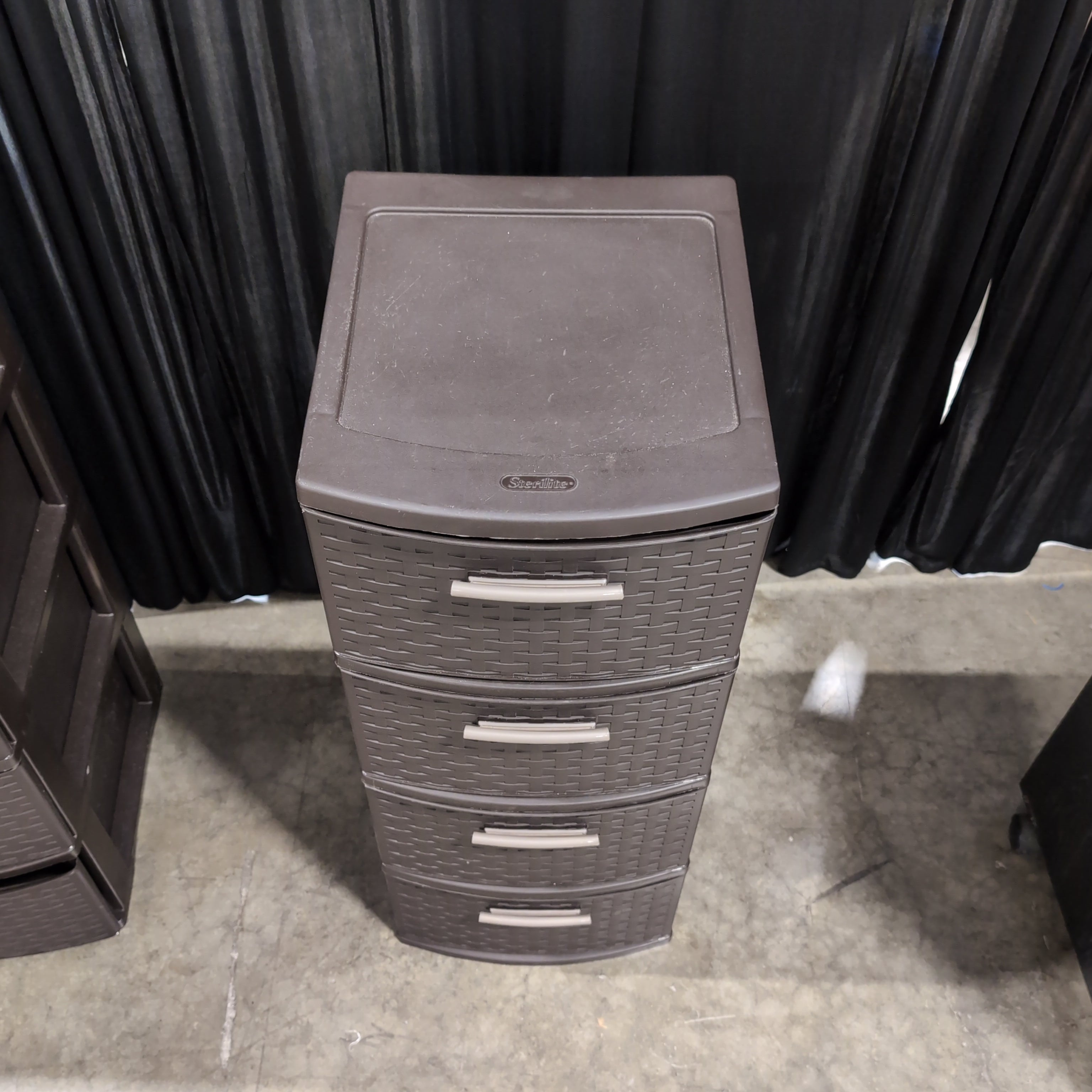 Sterilite Brown Woven Plastic Storage Drawers