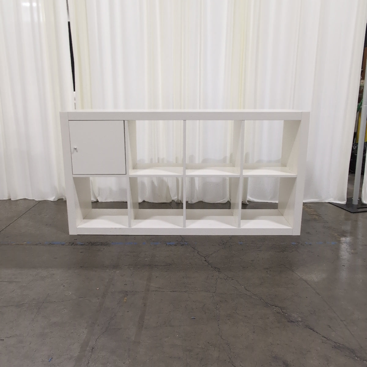 Cream Engineered Wood Cube Bookcase