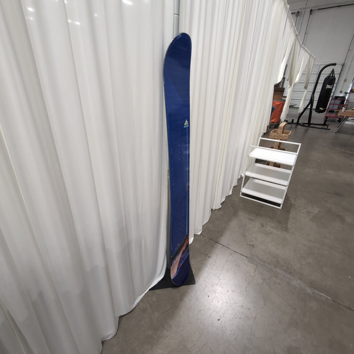 K2 Blue Snowboard with SPITFIRE Graphic