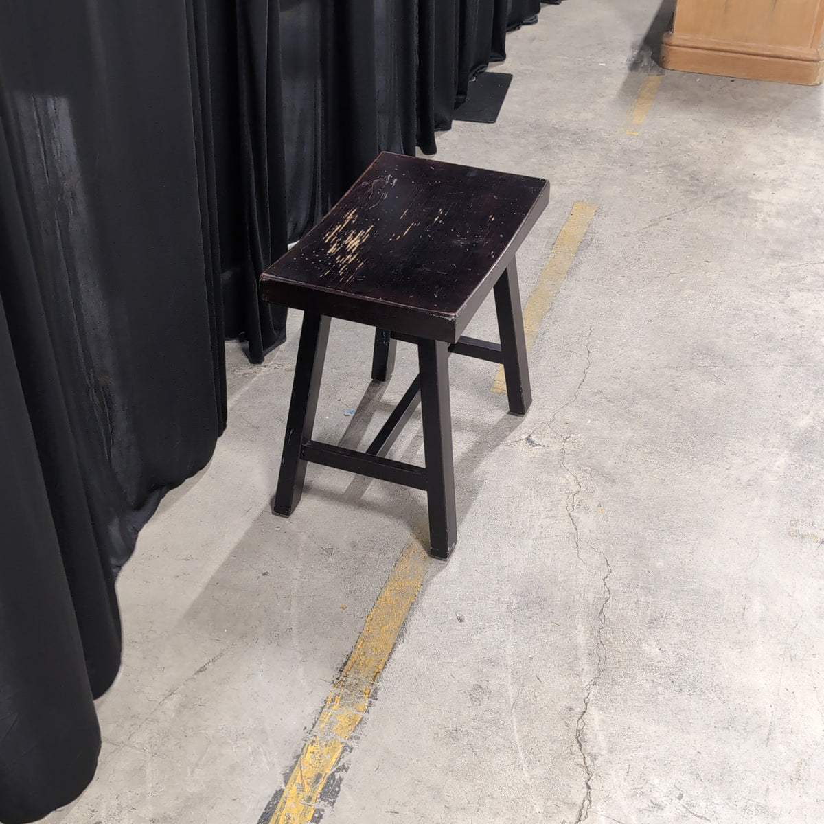 Target Brand Dark Espresso Wood Stool