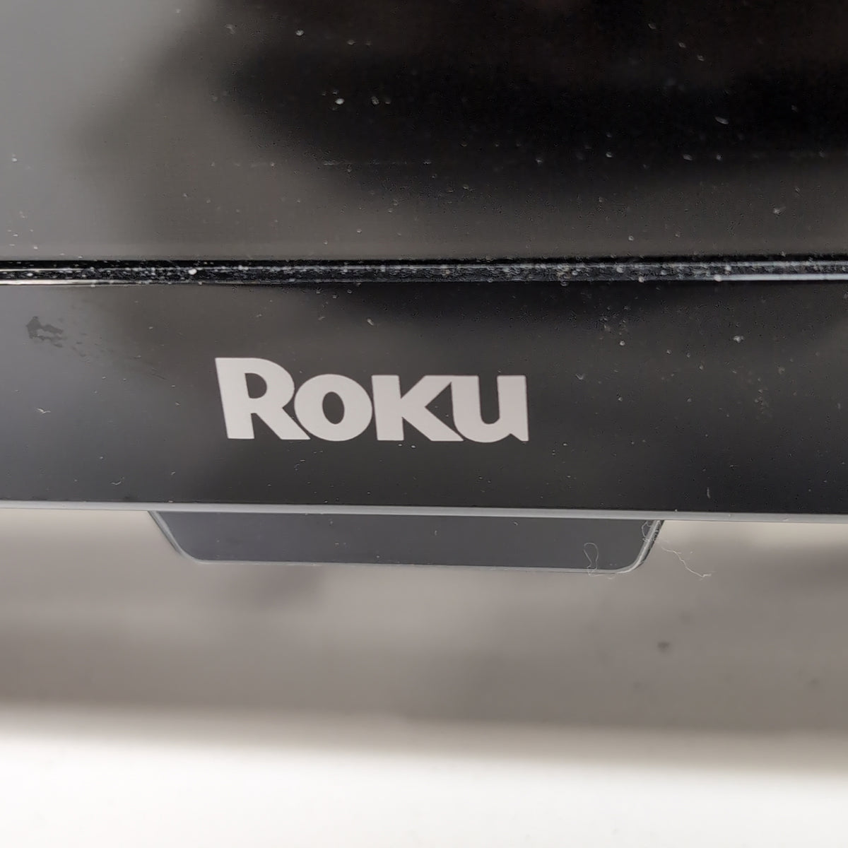 Black Roku Flat Panel TV with Stand