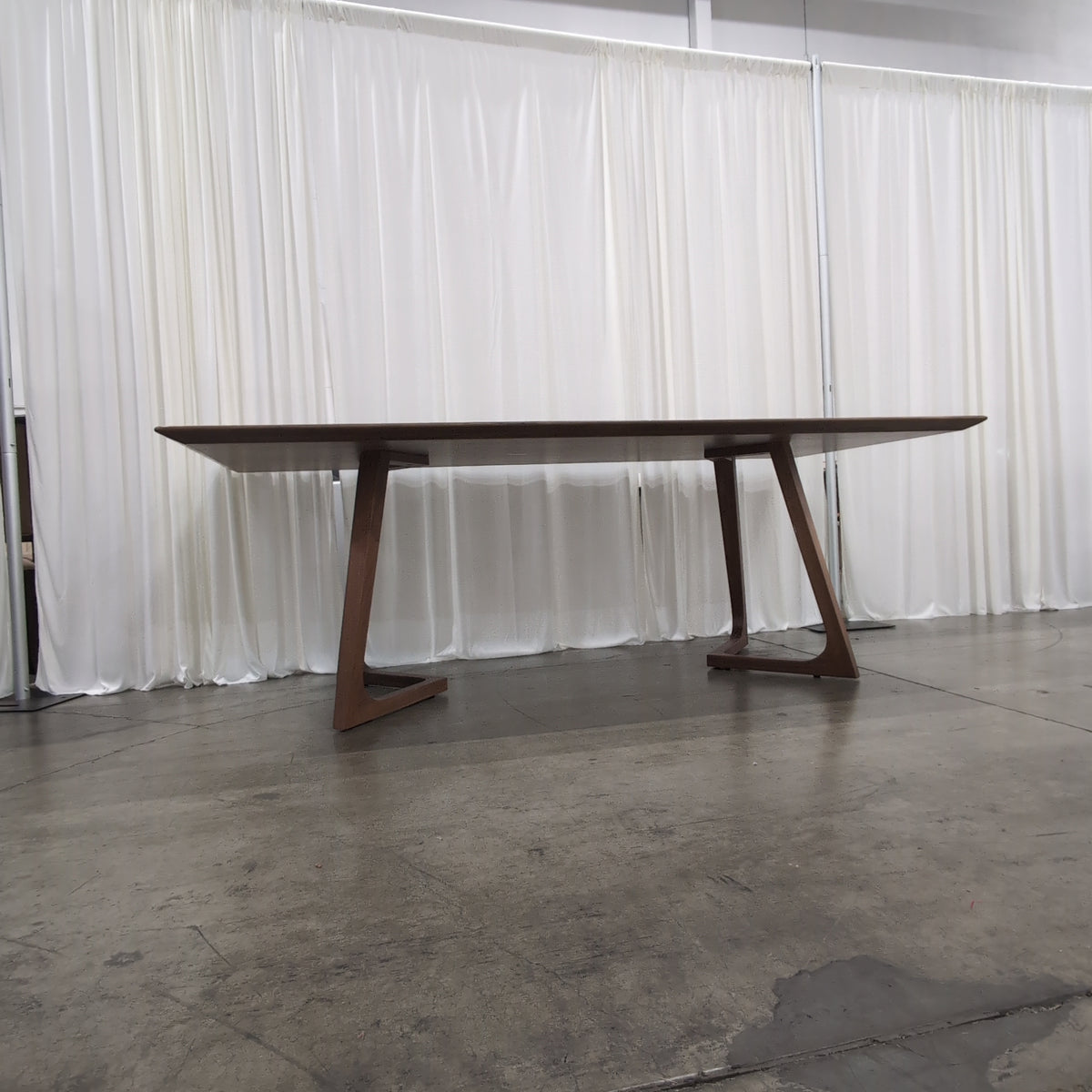 Rectangular Medium Brown Wood Dining Table Top