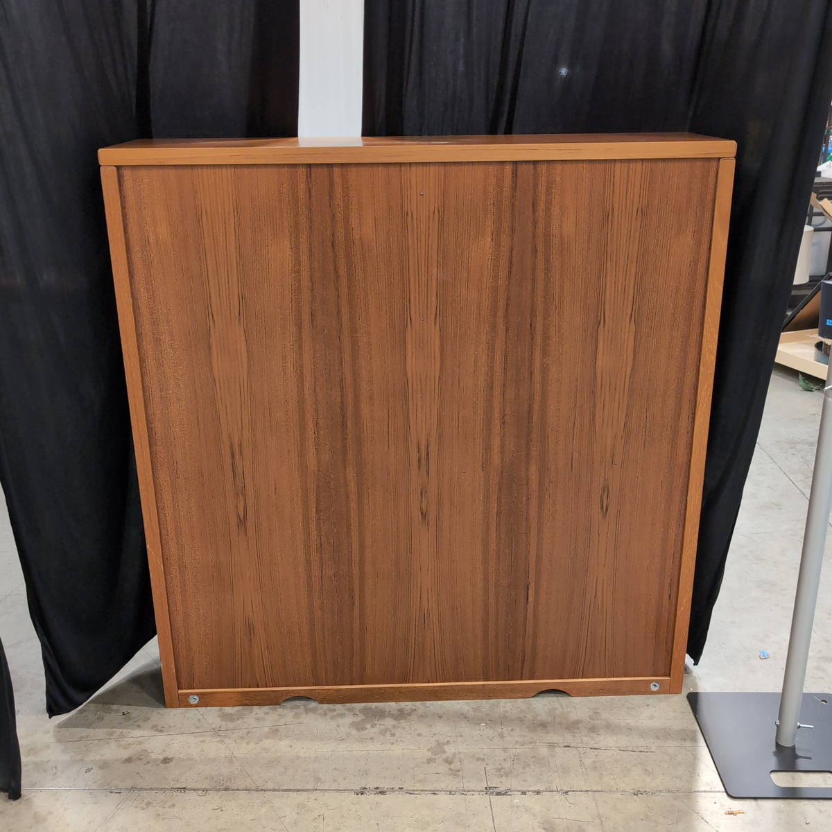 Mid-Century Style Multi-Shelf Bookcase in Teak Tone Wood