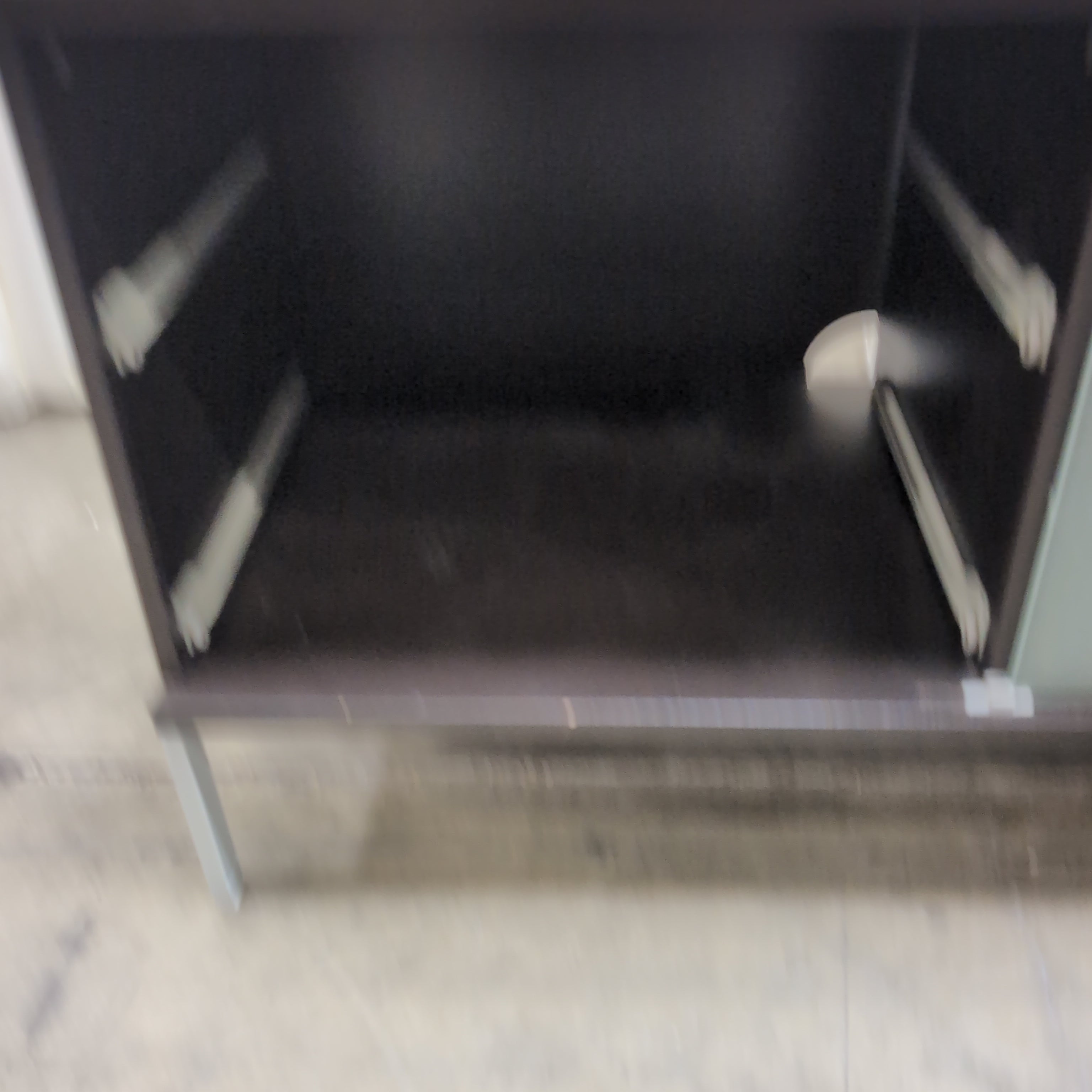 Espresso Finish Modern TV Stand with Sliding Door