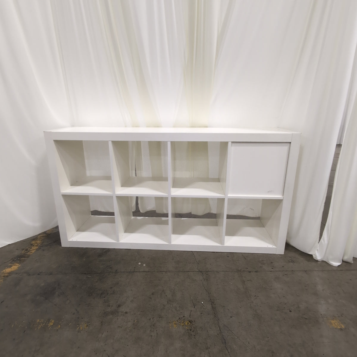 Cream Engineered Wood Cube Bookcase