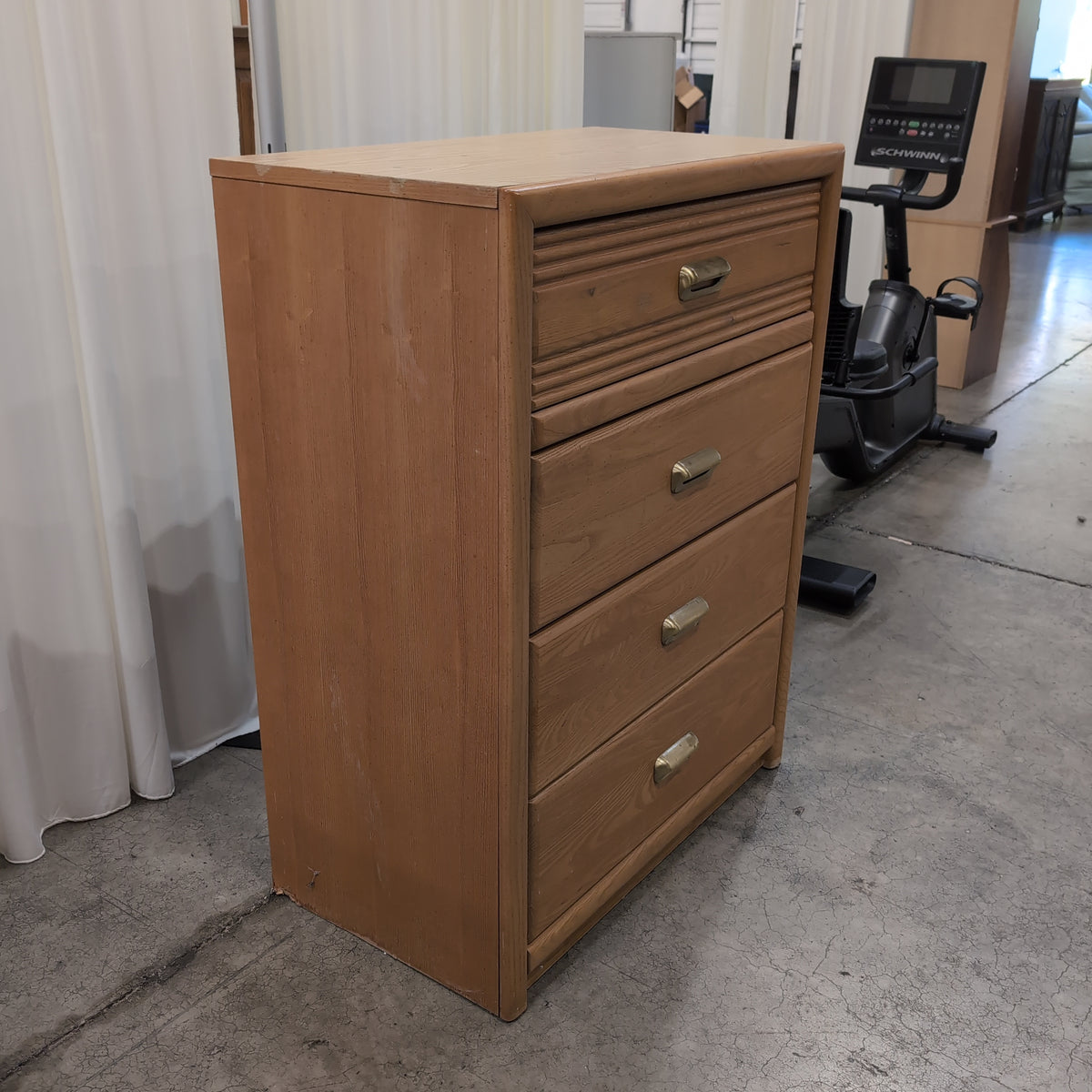 Traditional Style Four-Drawer Dresser in Wood