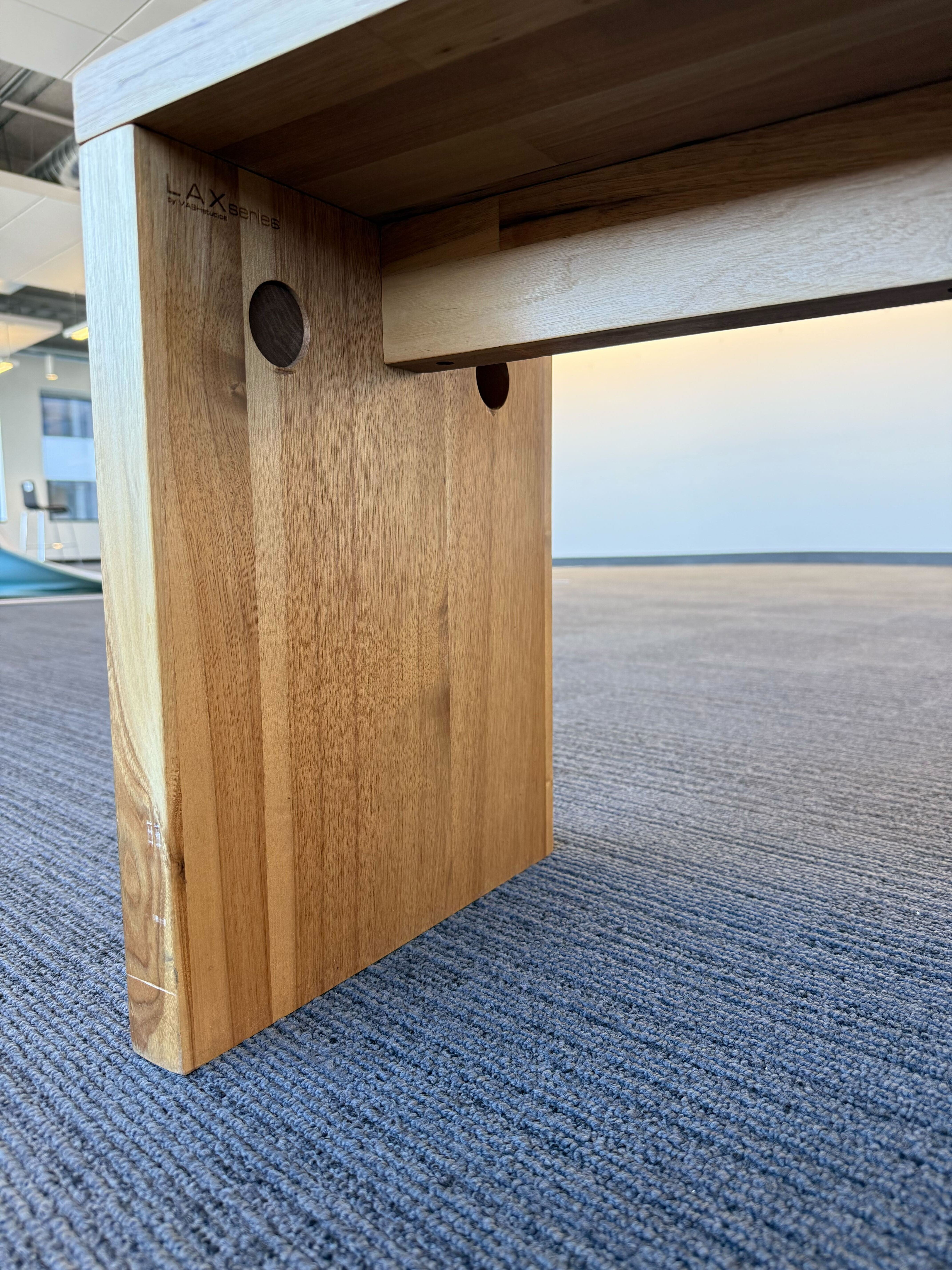 LAXseries Dining Bench designed by MASH Studios - Butcher Block Style