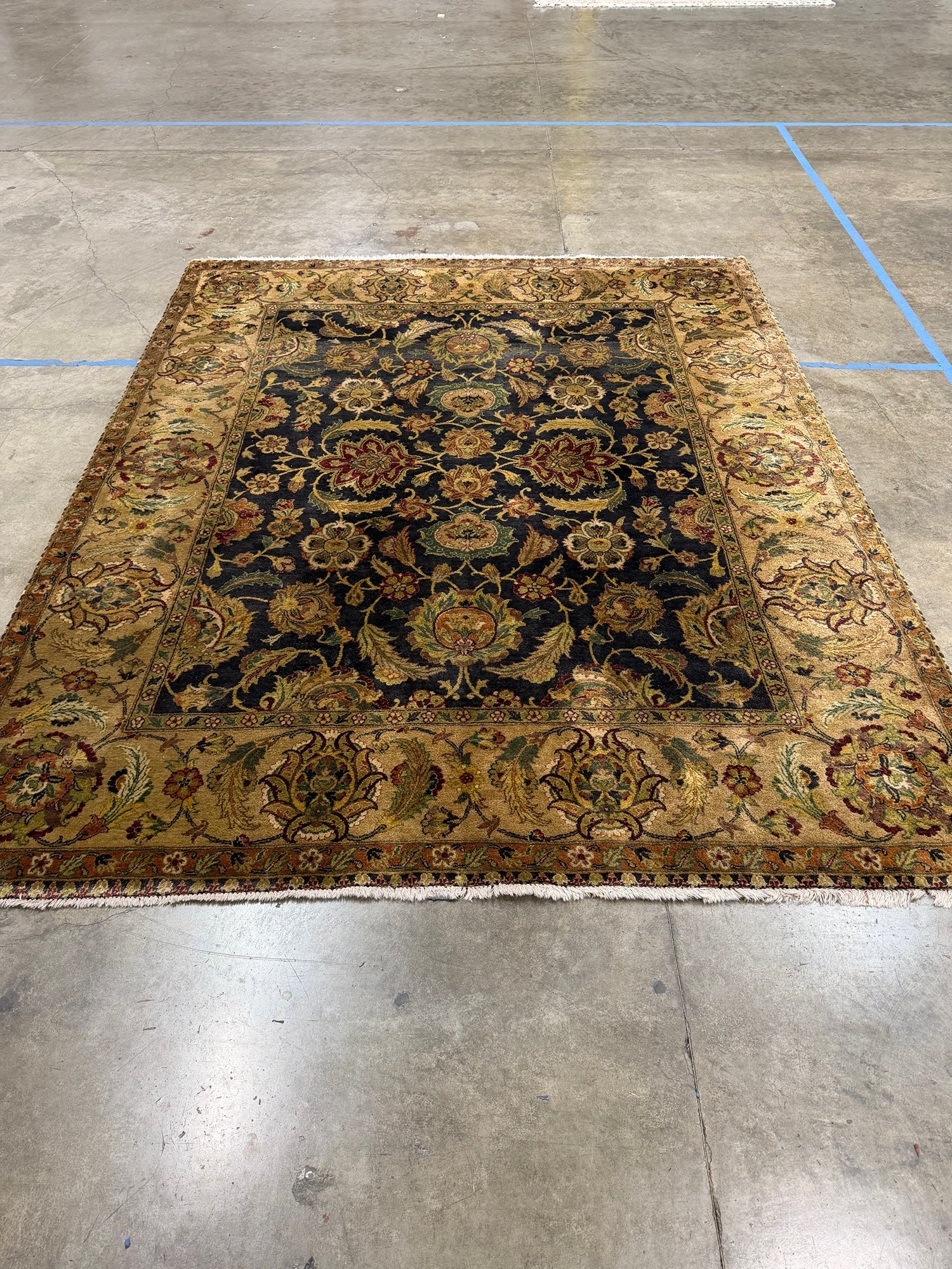 Kaleen Isfahan Style Hand Made 100% Wool 8 x 10 Area Rug | Design: 6329F