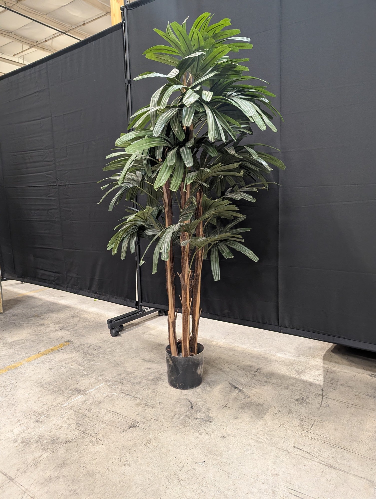 Tall Faux Lady Palm Tree Decor