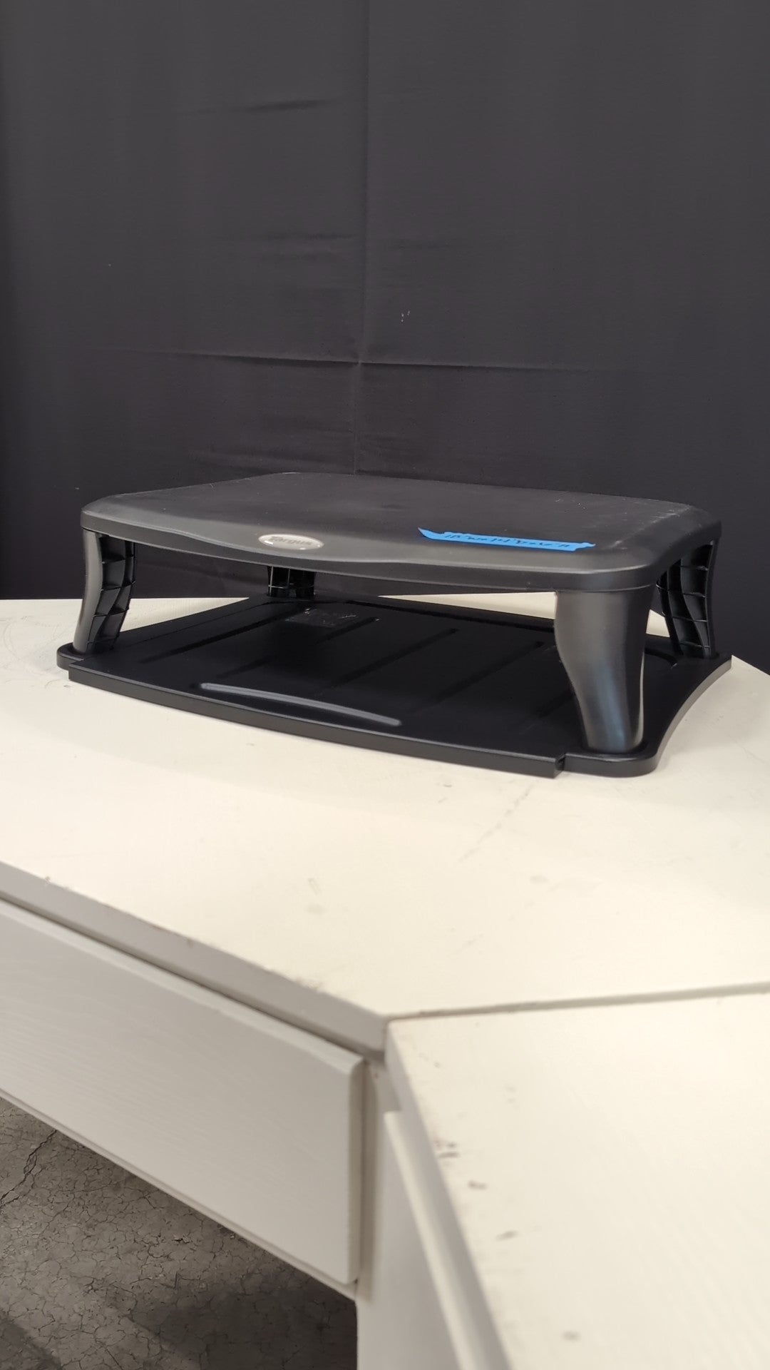 Targus Black Plastic Monitor Stand with Storage Tray