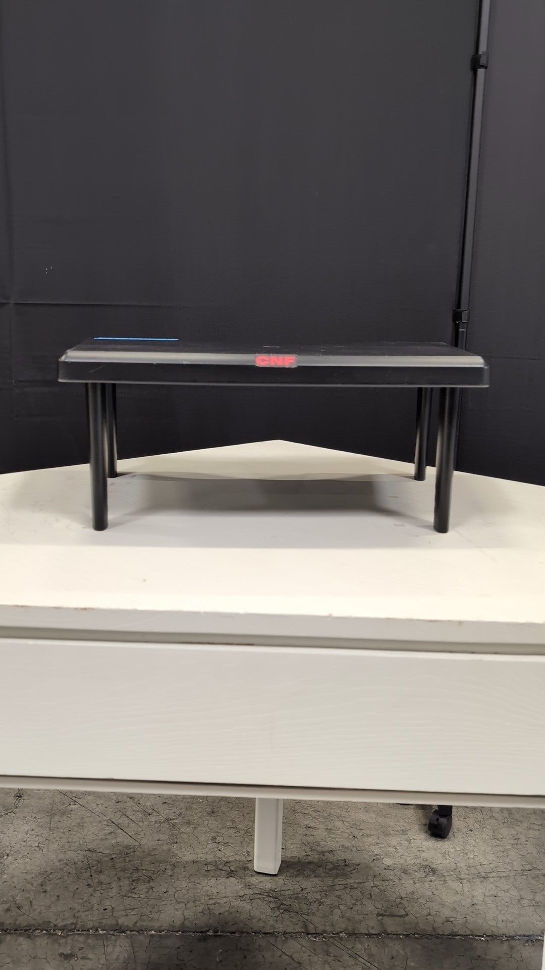 CNP Black Portable Laptop Table with Curved Front