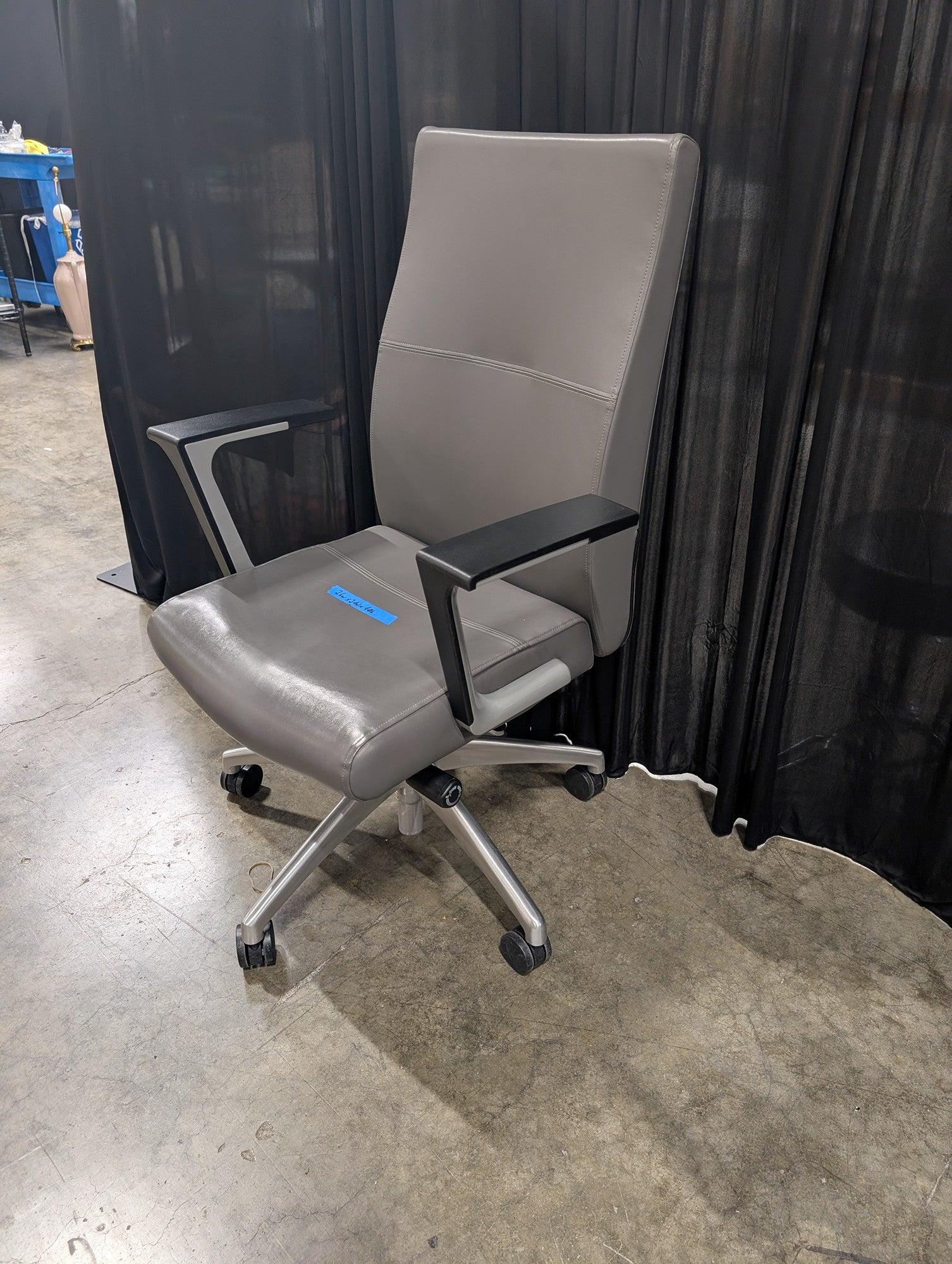 Gray High-Back Executive Office Chair