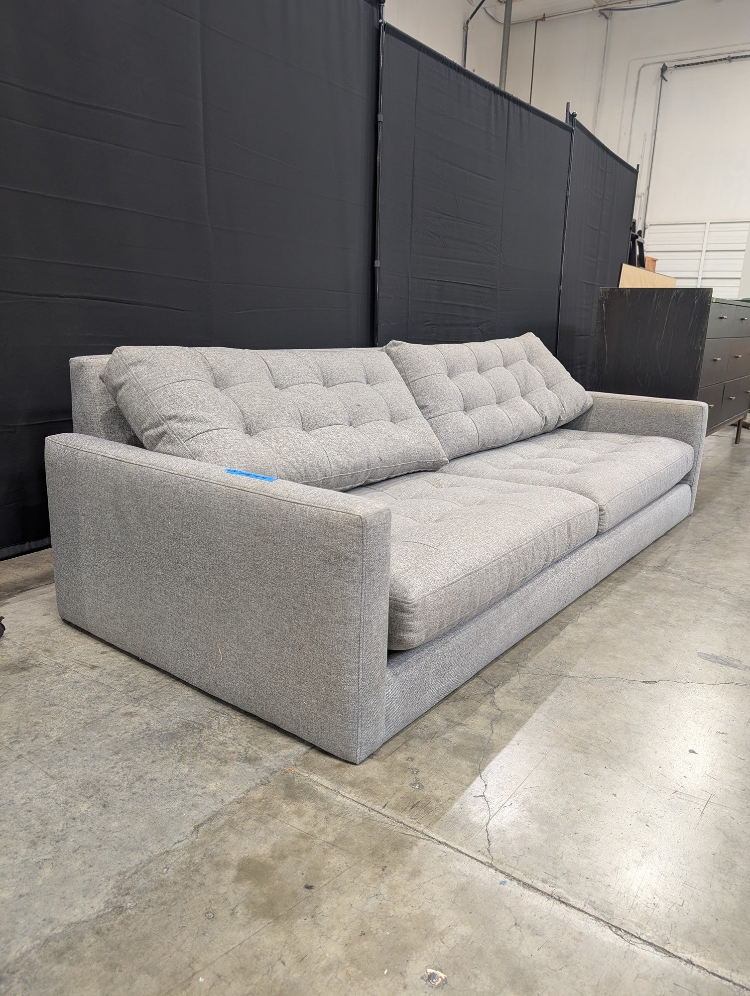 Crate&Barrel Light Grey Fabric Couch