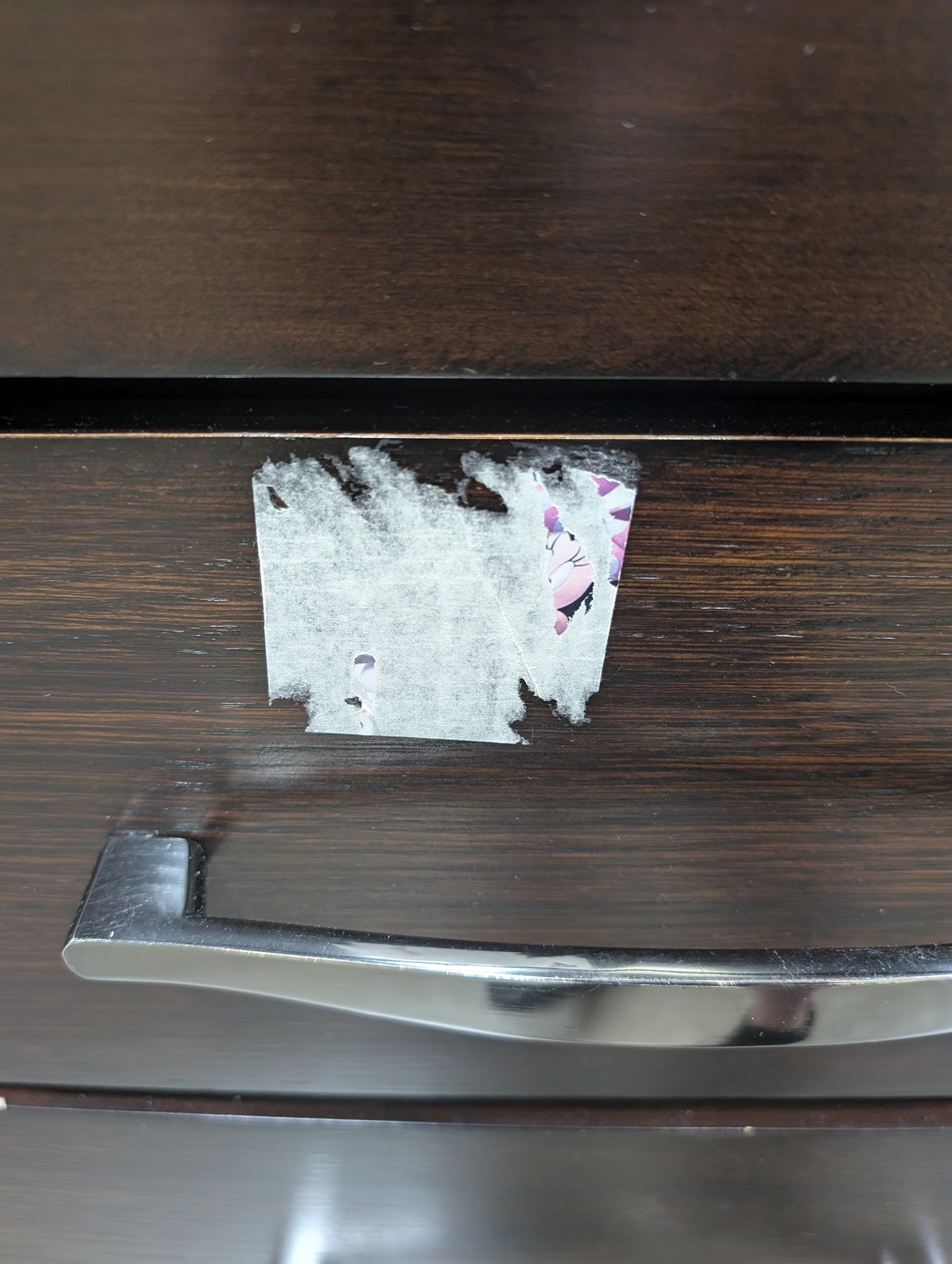 Morena Dark Brown Nine-Drawer Dresser with Silver Hardware
