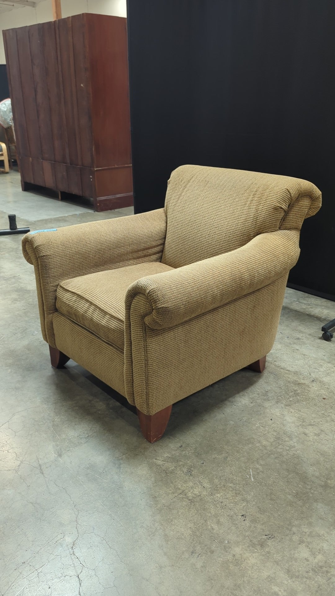 Flexsteel Christopher Lowell Collection Armchair with Rolled Arms