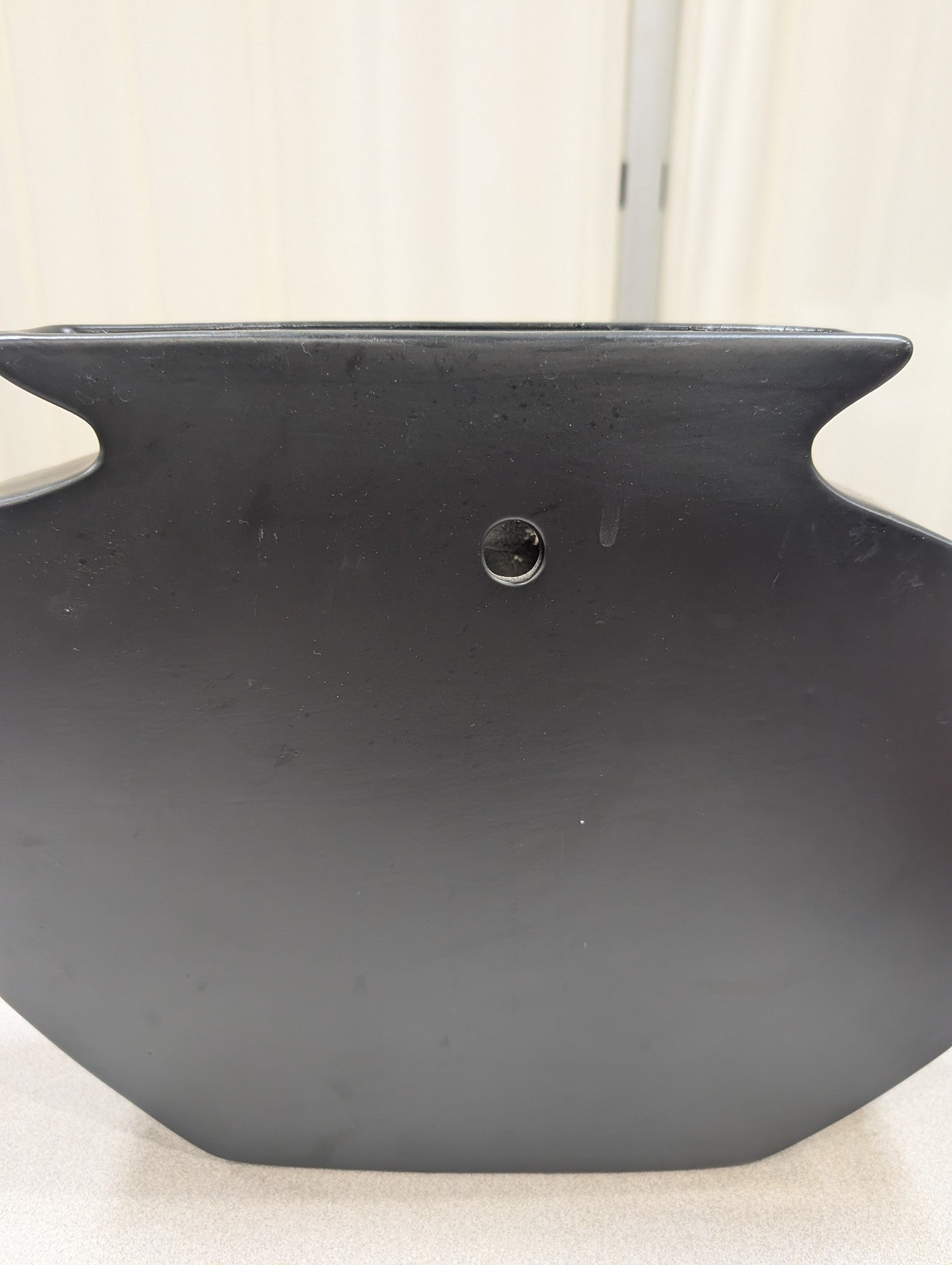 Black and White Geometric Ceramic Vase