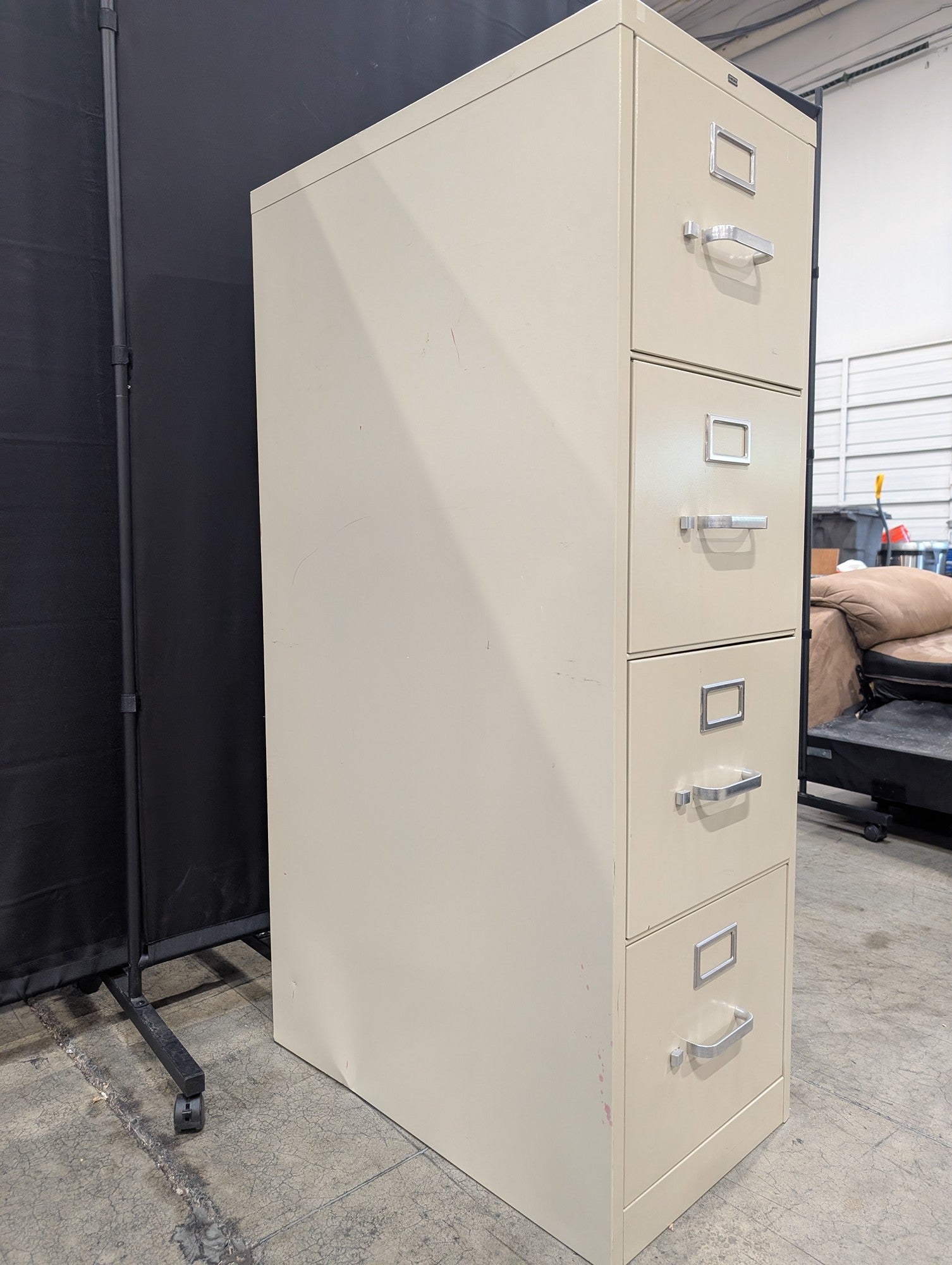 Four-Drawer Vertical Metal Filing Cabinet