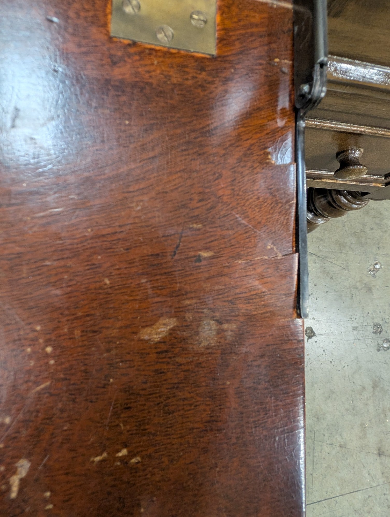 Grand Rapids Chair Company Drop-Front Writing Desk with Turned Legs