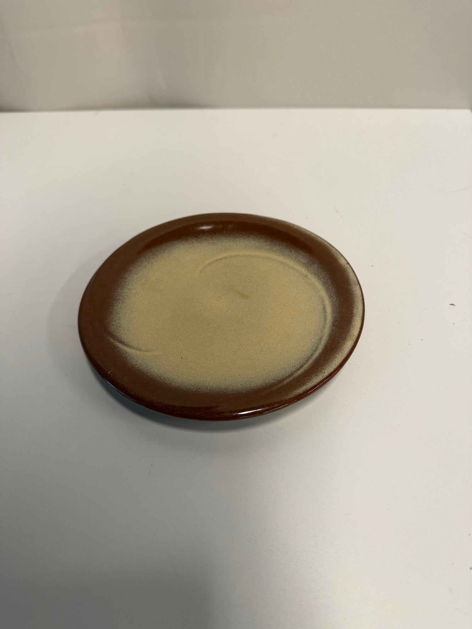 Vintage Frankoma 4G Pottery Saucer Southwestern Earthenware Plate
