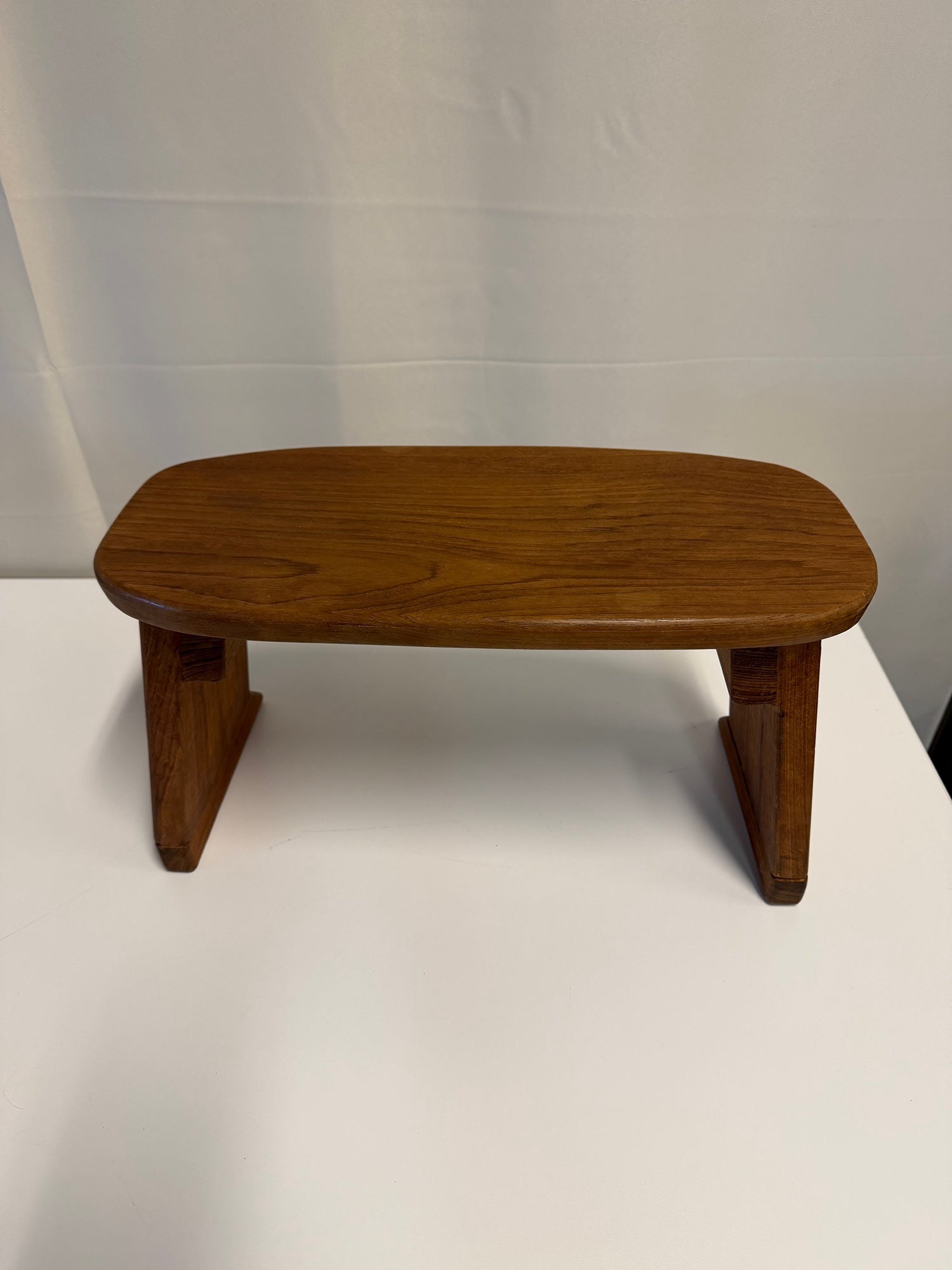 Rustic Hardwood Accent Stool