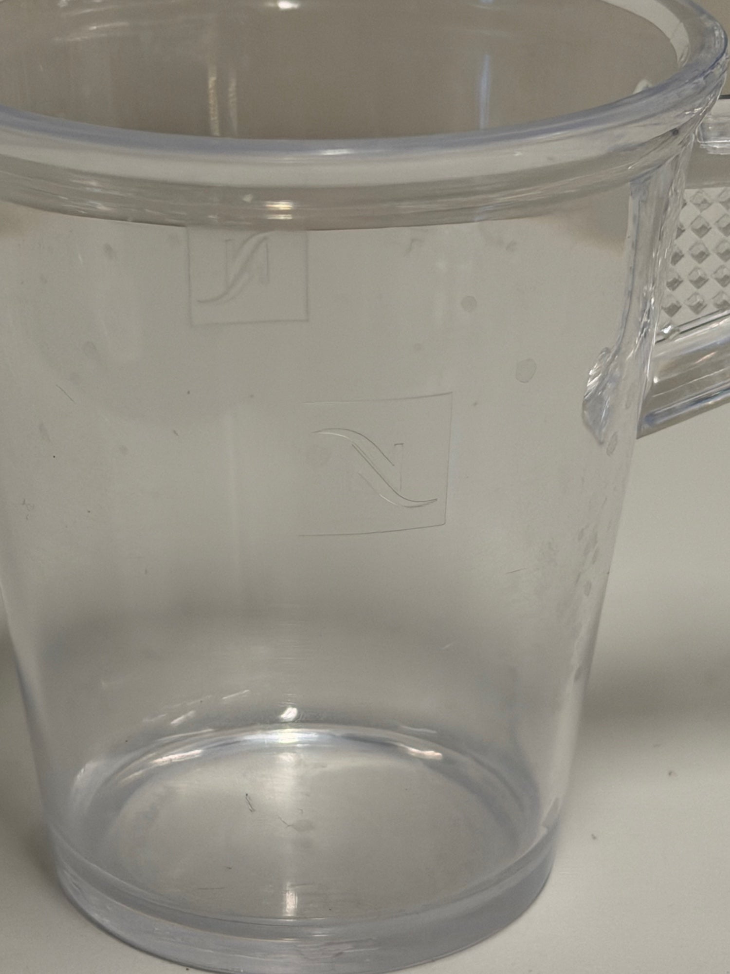 Nespresso Clear Plastic Demitasse Espresso Cup Made in Germany