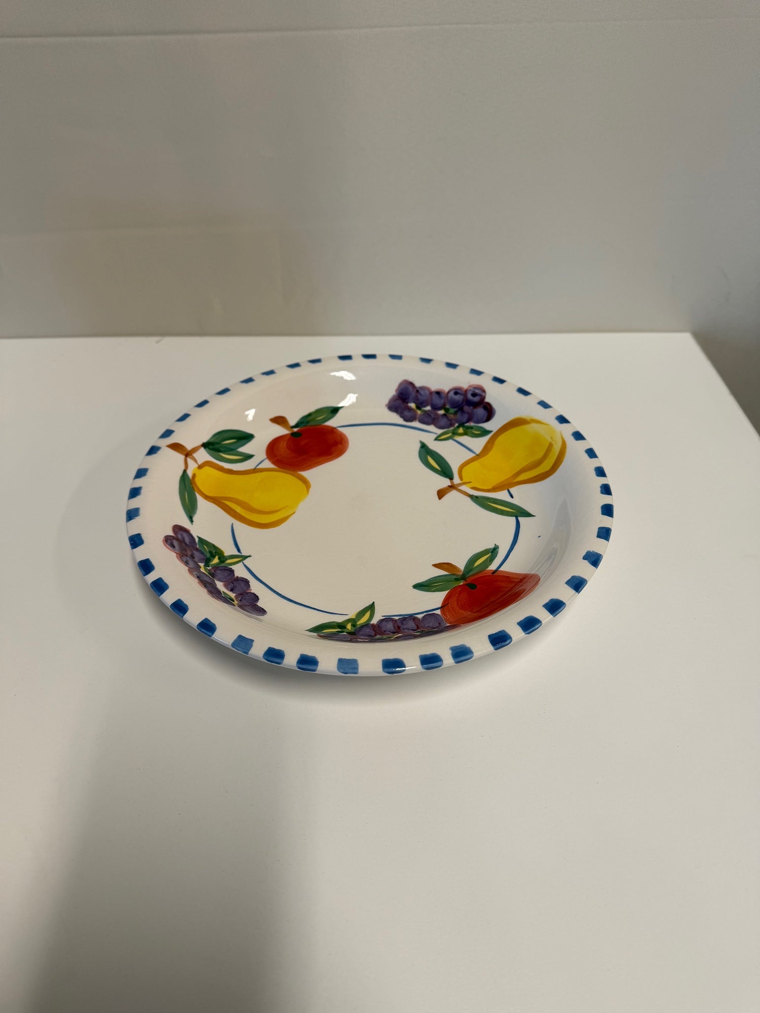 Charming Fruit Motif Porcelain Dessert Plate
