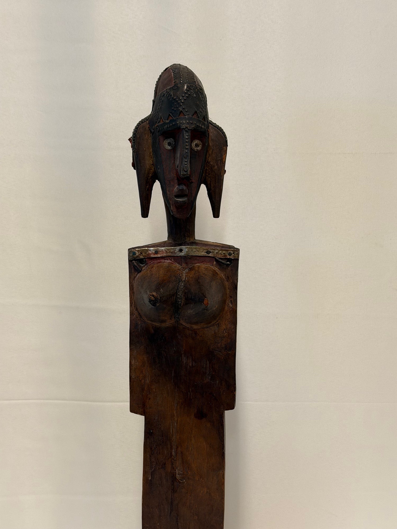 Mali Bamana Hand-Carved Female Marionette Sculpture
