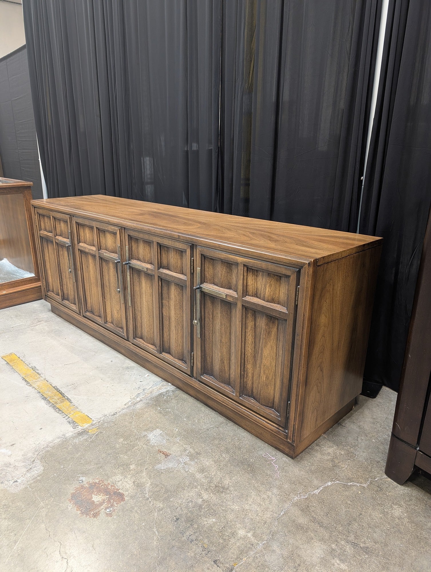 Traditional Stanley Furniture Wood Four-Door Buffet with Recessed Panels