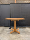 Golden Oak Pedestal Dining Table