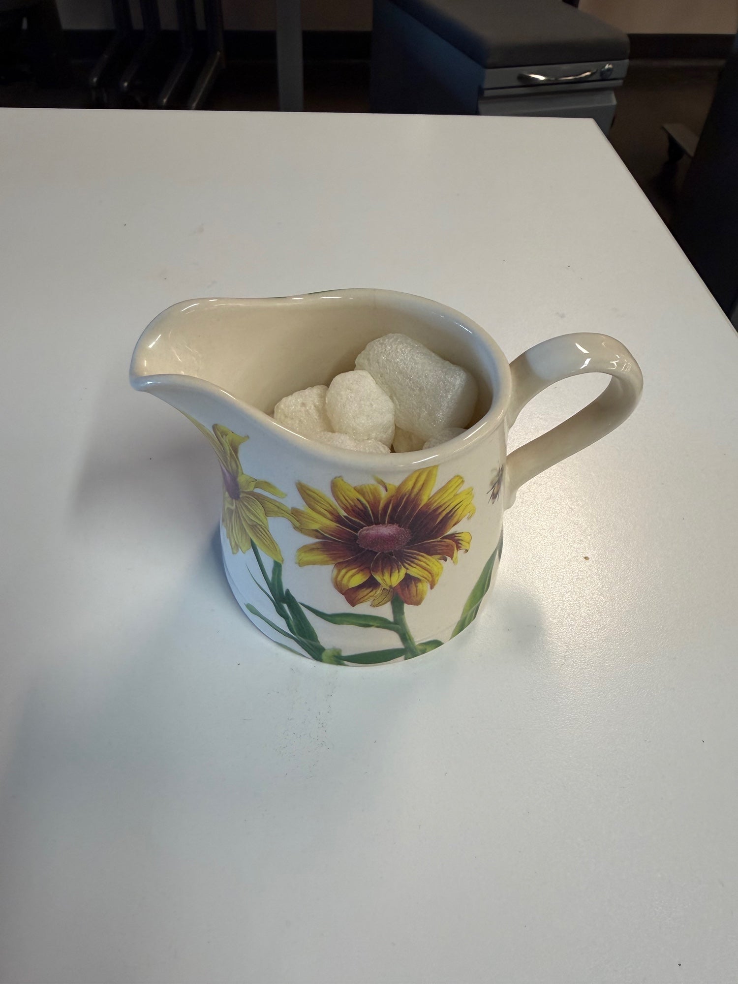 Spode Floral Haven Sunflower Butterfly Bee Ceramic Pitcher