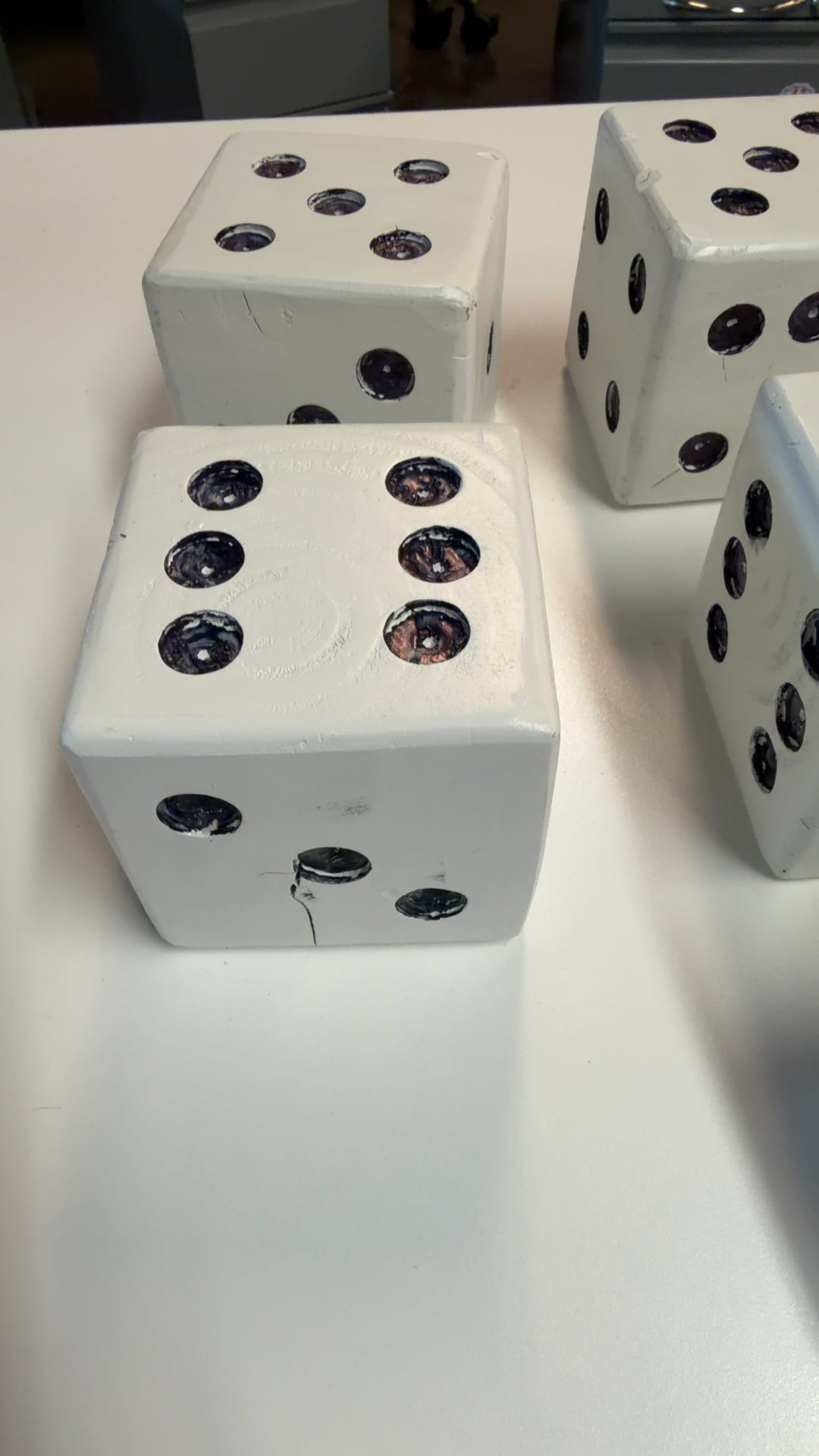Large Wooden Decorative Dice