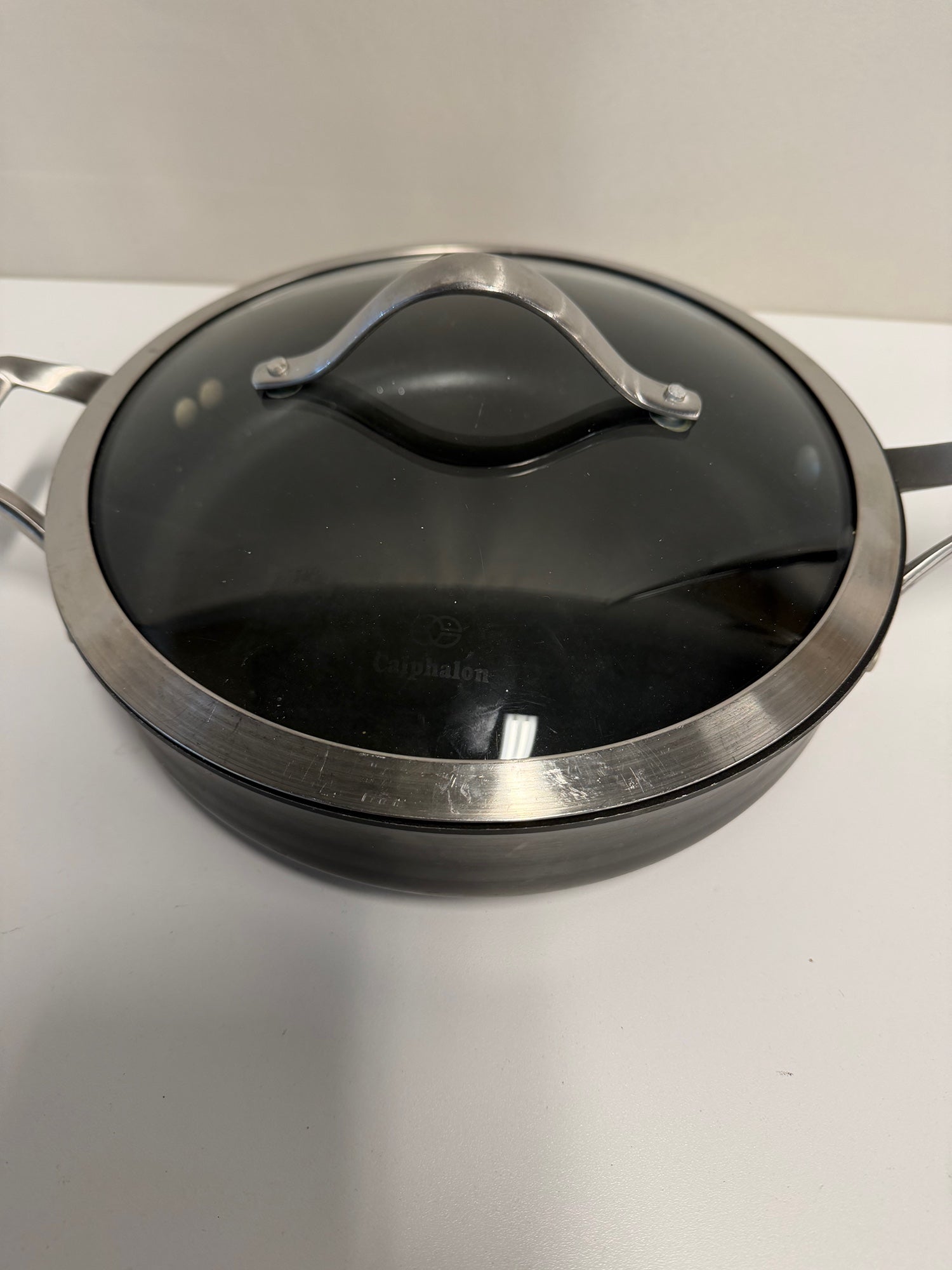 Calphalon Signature 3 Quart Nonstick Sauté Pan with Glass Lid