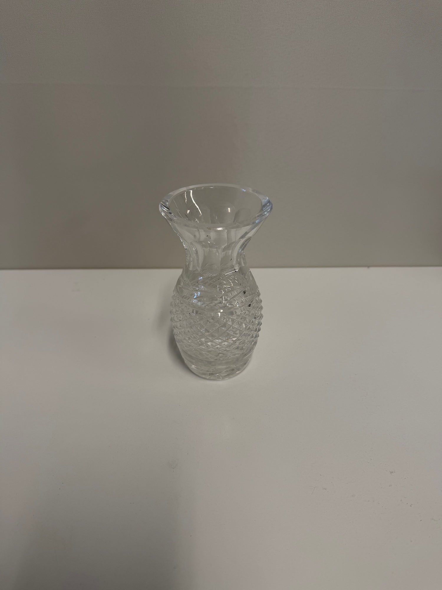 Small Cut Glass Bud Vase