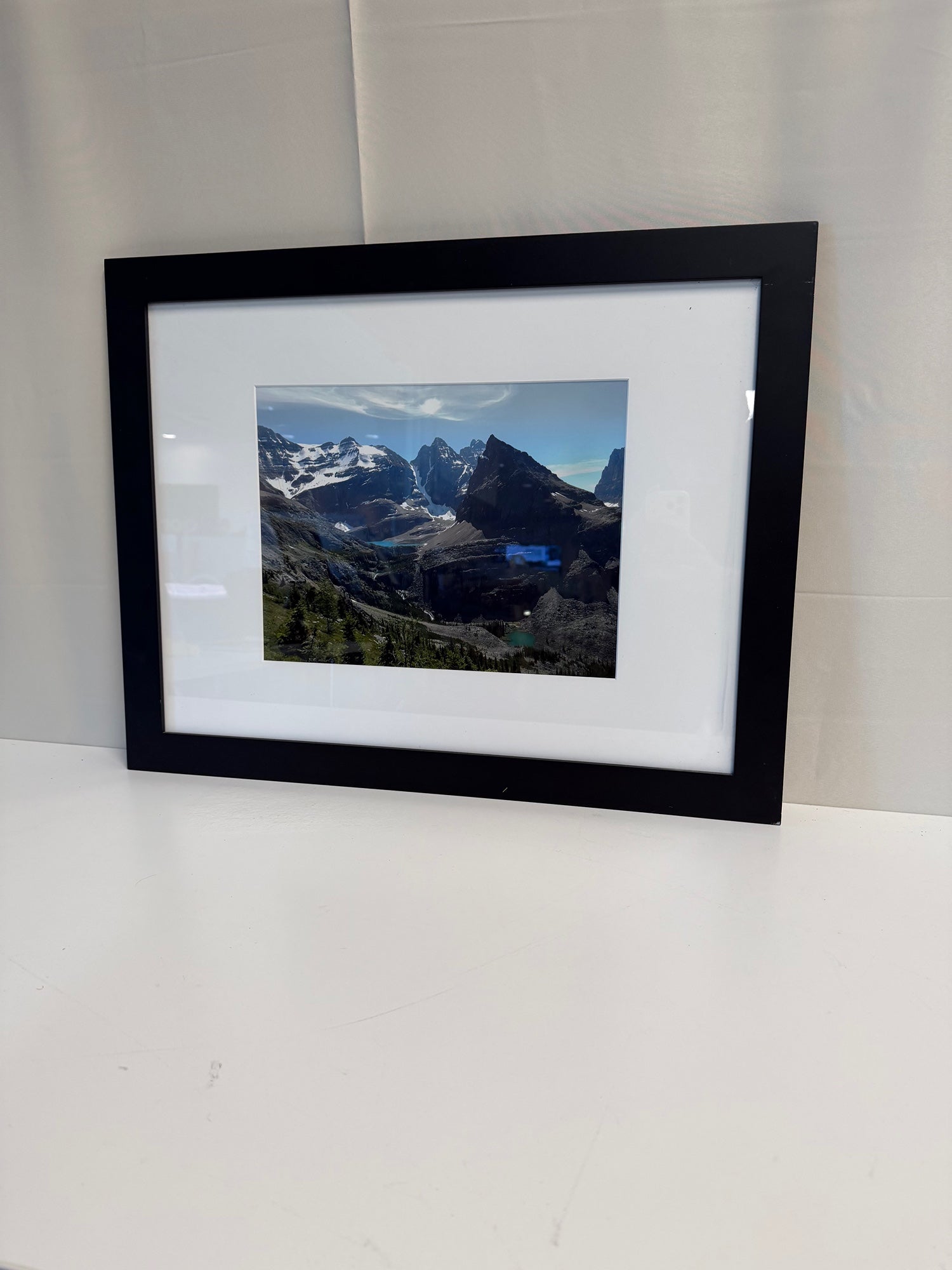 Scenic Mountain Landscape Framed Wall Art