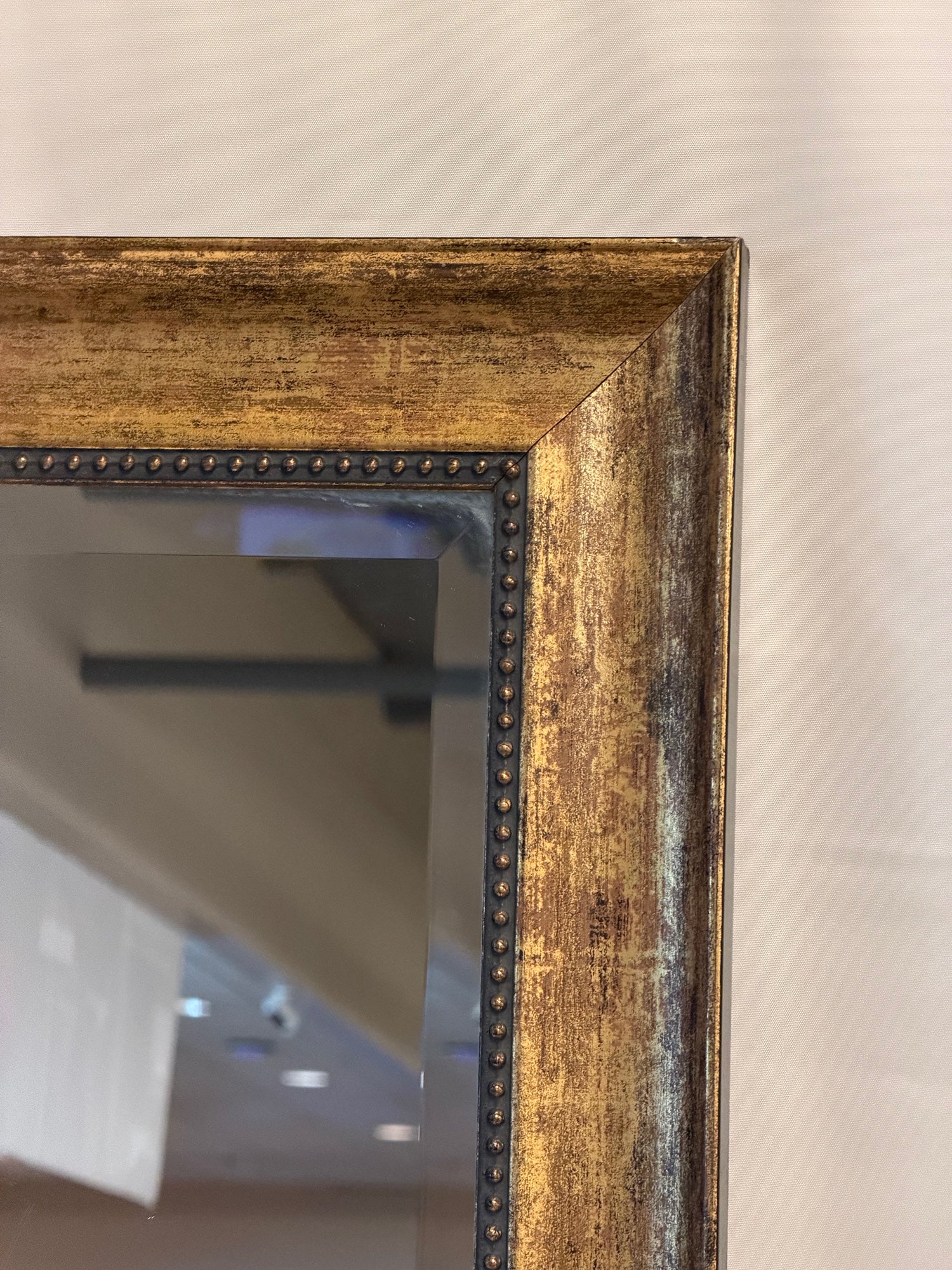 Better Homes and Gardens Gold Toned Distressed Wall Mirror