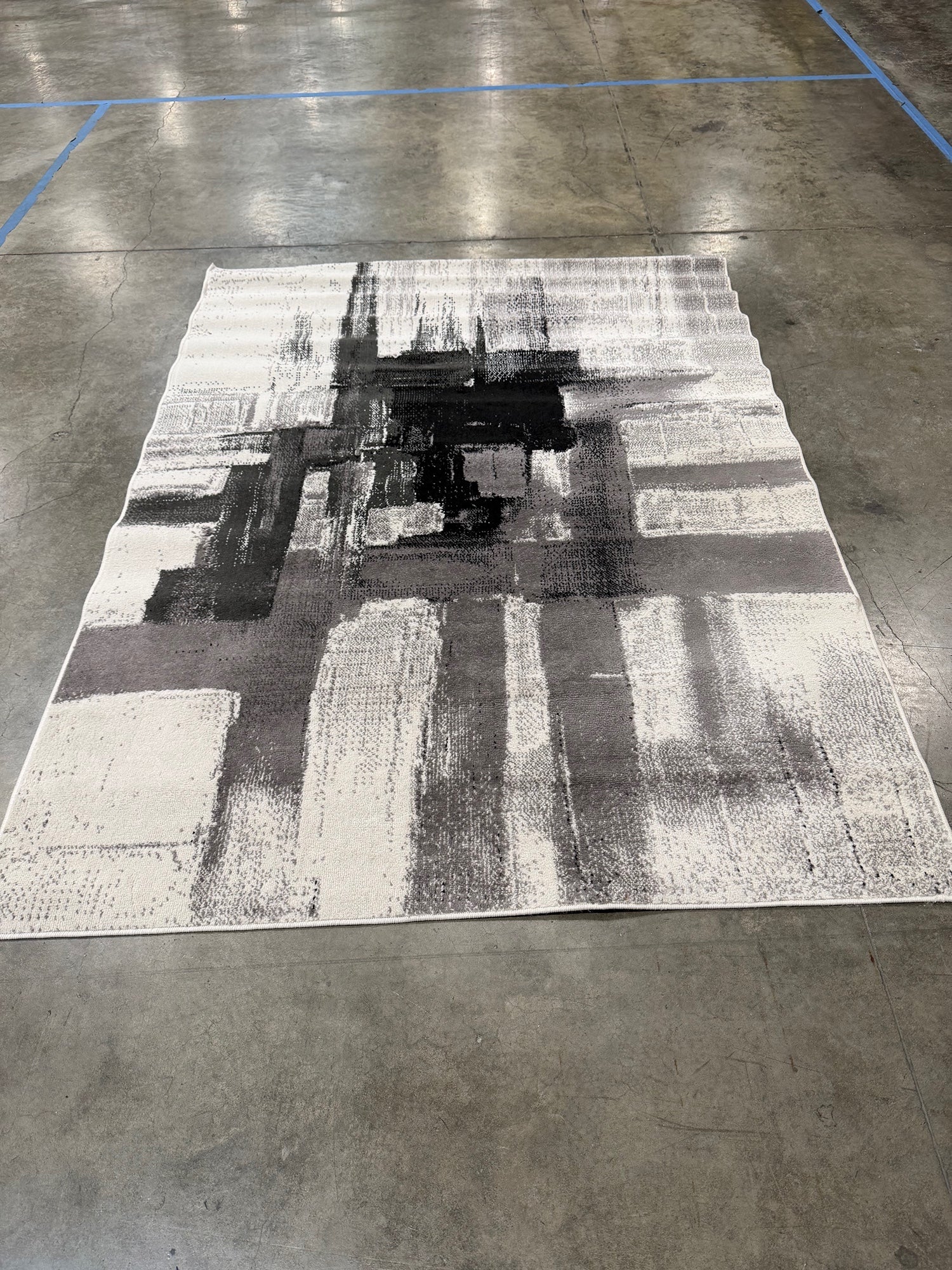 Nevada Collection 950 Black 5 x 7 Area Rug